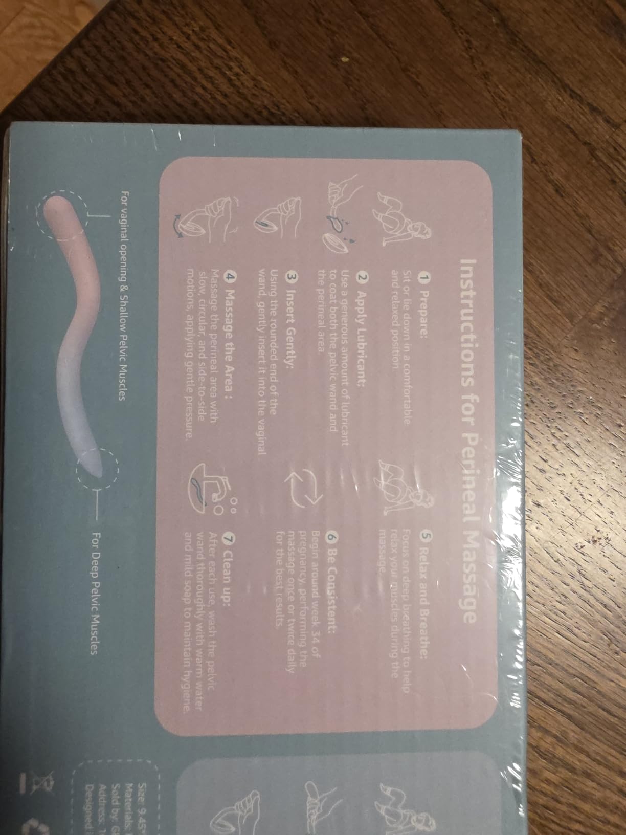 GROWNSY Perineal Massage Stick for Pregnancy Labor and Birth Prep, Pelvic Wand Tool, Pelvic Floor Muscle Massager for Pelvic Physical Therapy, Postpartum Essentials customer photo 2