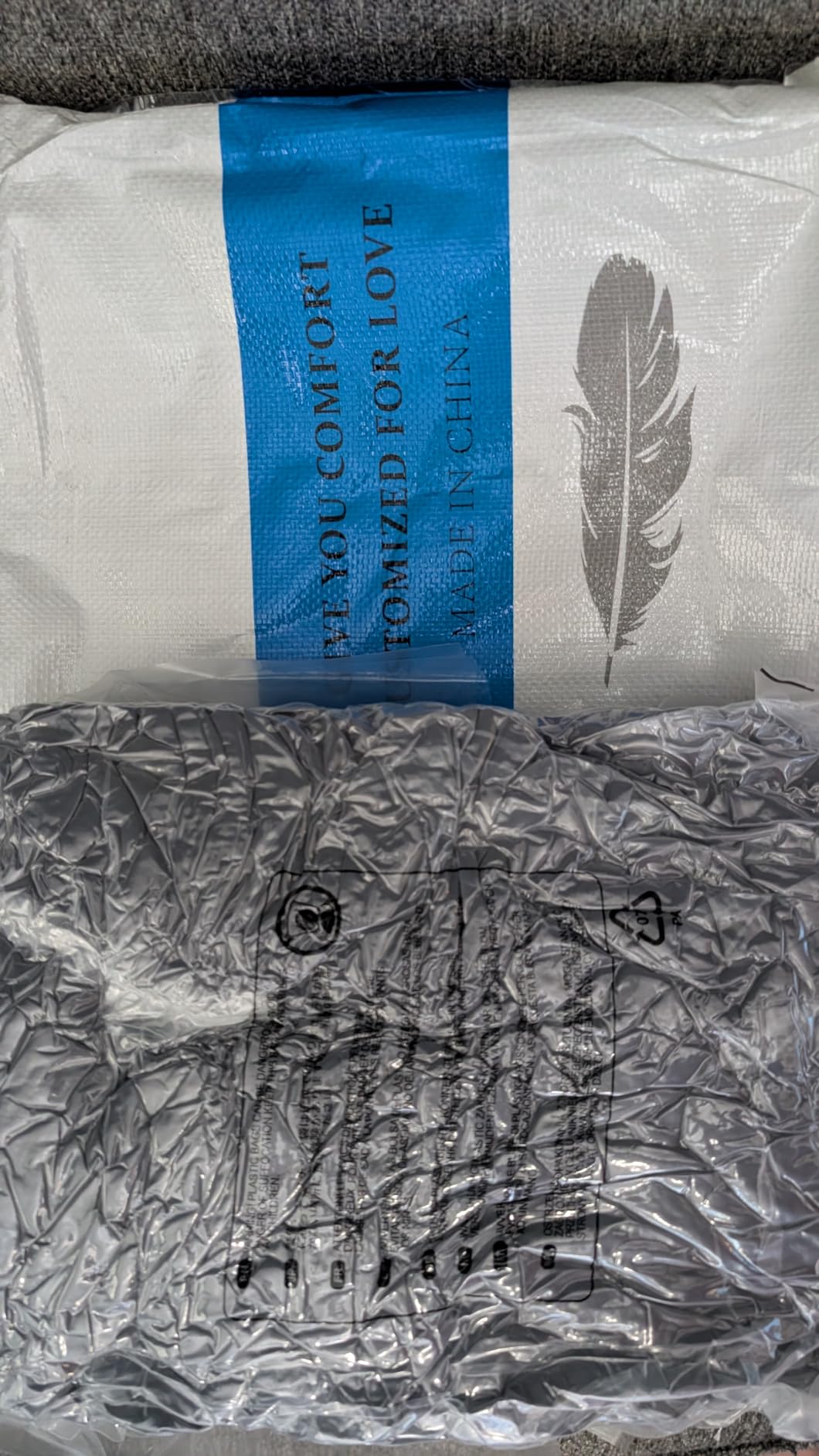 Pregnancy Pillow for Side Sleeping, 74 Inch C Shaped Long Body Pillow, Sleep Bolster Pillow, Maternity Body Pillow with Removable Cover, Soft and Supportive, Light Green customer photo 2