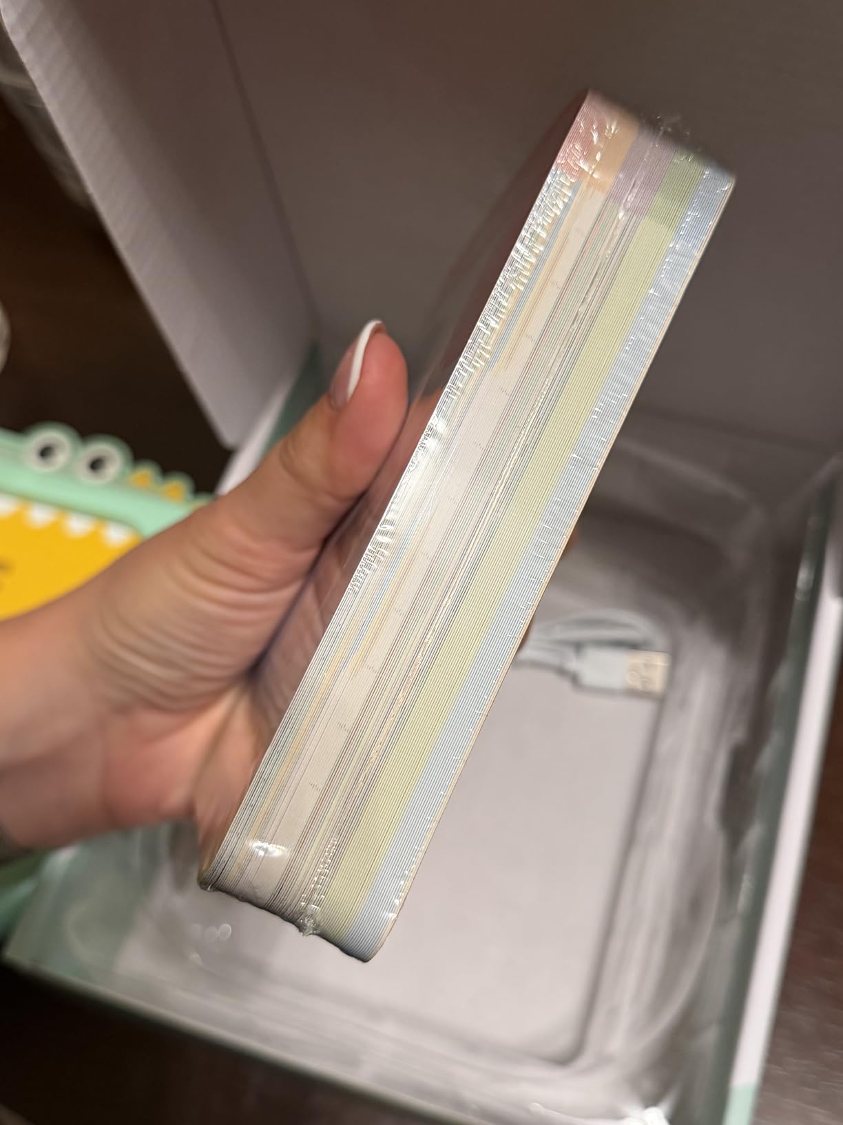 JoyCat Kids Learning Tablet, Phonics Talking Flash Cards, Learn to Read with 156 Pages, 40+ Themes, 600+ Words, 100+ Interactive Games, Screen-Free Toddler Learning Toys Gifts for 2-6 Year Old customer photo 2