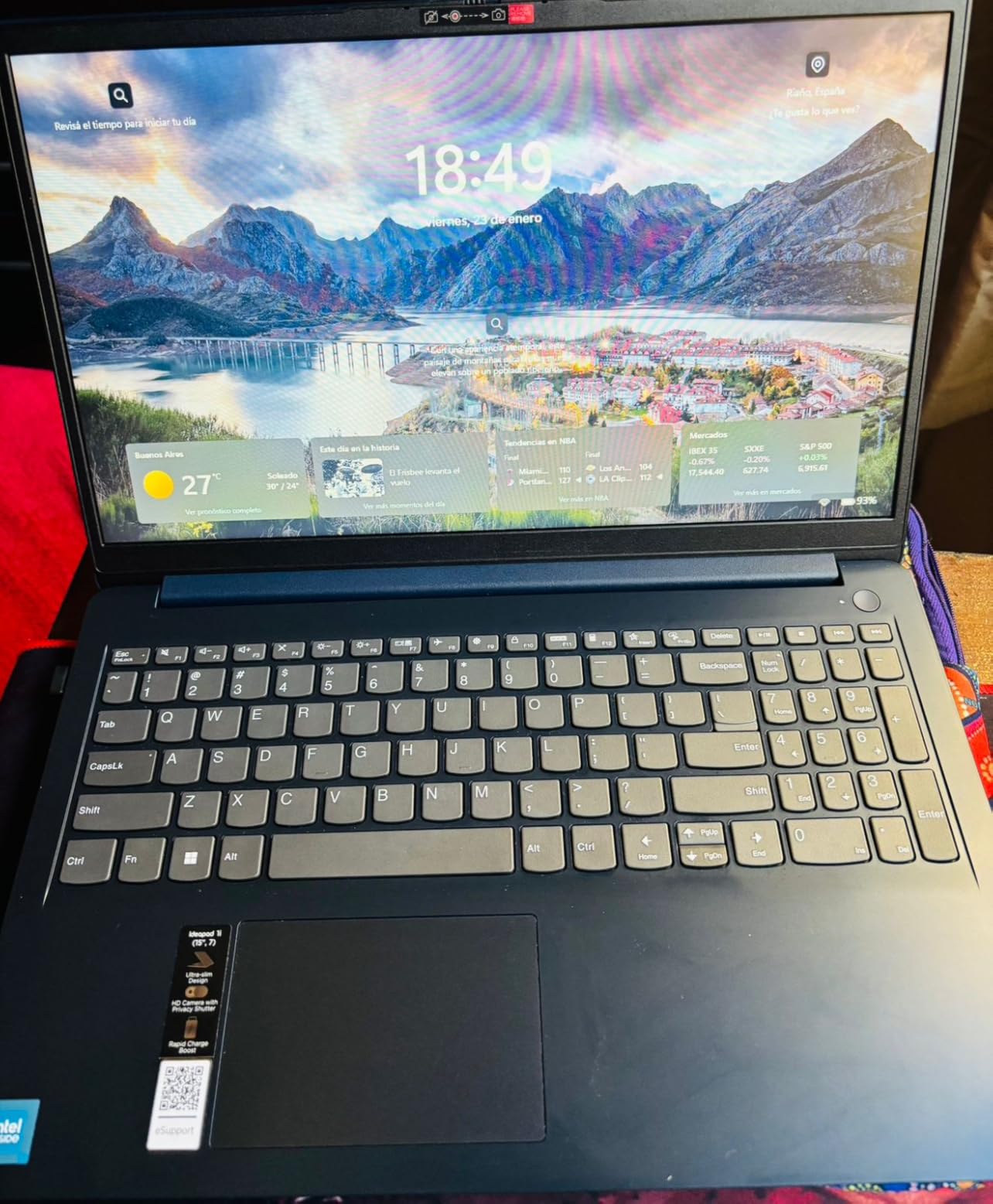 Lenovo IdeaPad Laptop Computer - 8GB RAM - 256GB SSD Storage - Intel Core - Microsoft Office for the Web | Rapid Charging, Webcam, Windows 11 no Mouse | Essential Laptop, Slim, Light customer photo 1