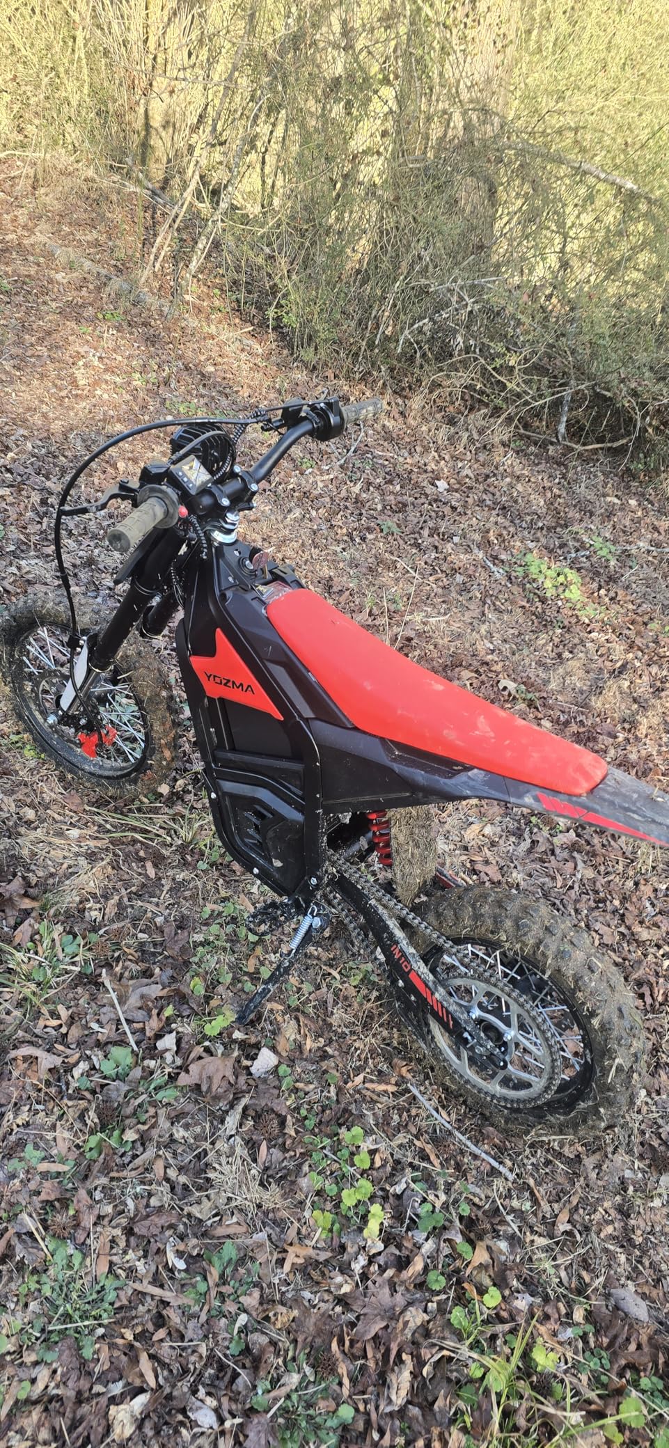 IN10 Electric Dirt Bike, 2600W 40MPH Electric-Motorcycle with 48V/23AH Battery Ebike, Full Hydraulic Brakes and Suspensions Mountain Off-Road E Dirt Bike, for Teens & Adults customer photo 2