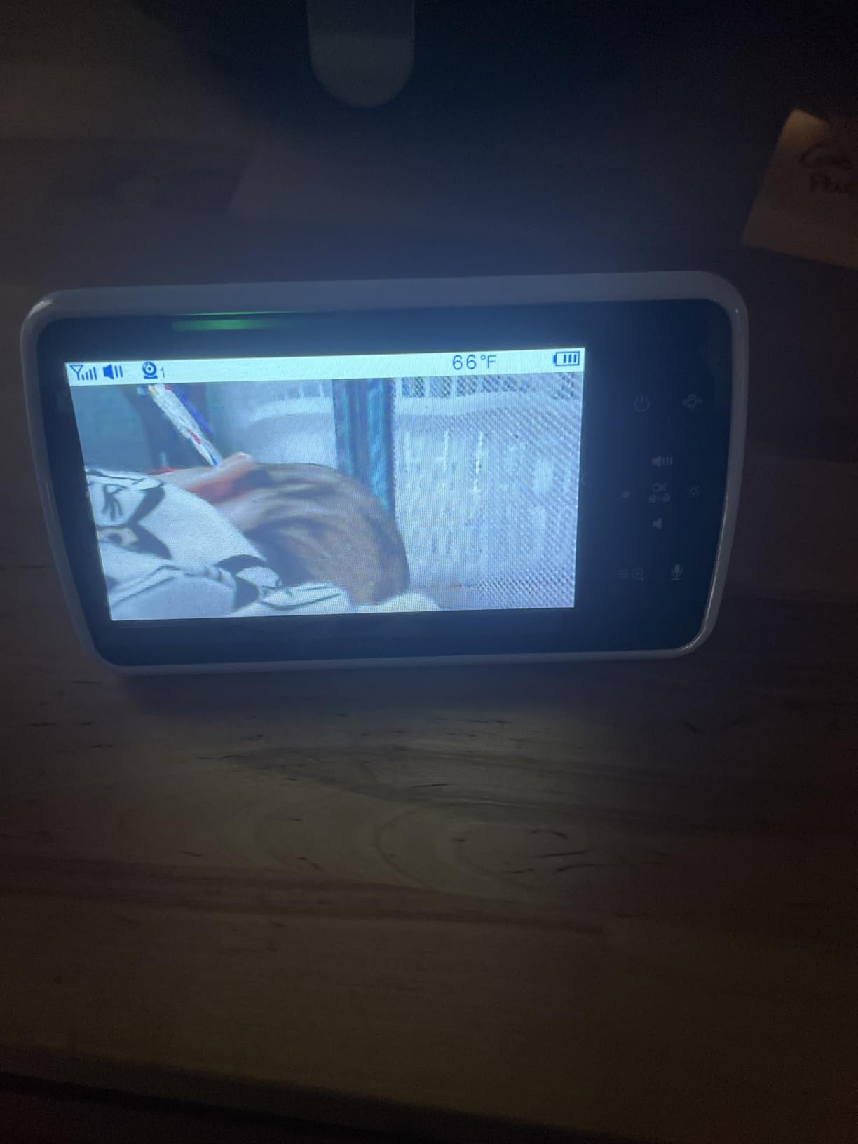 iFamily WiFi Baby Monitor with App - Smartphone Baby Monitor with 5'' HD Monitor & 2K Camera, Night Vision, 2-Way Talk, Motion Tracking&Alerts, Temp Sensor, Lullabies,Secure WiFi Lock customer photo 1