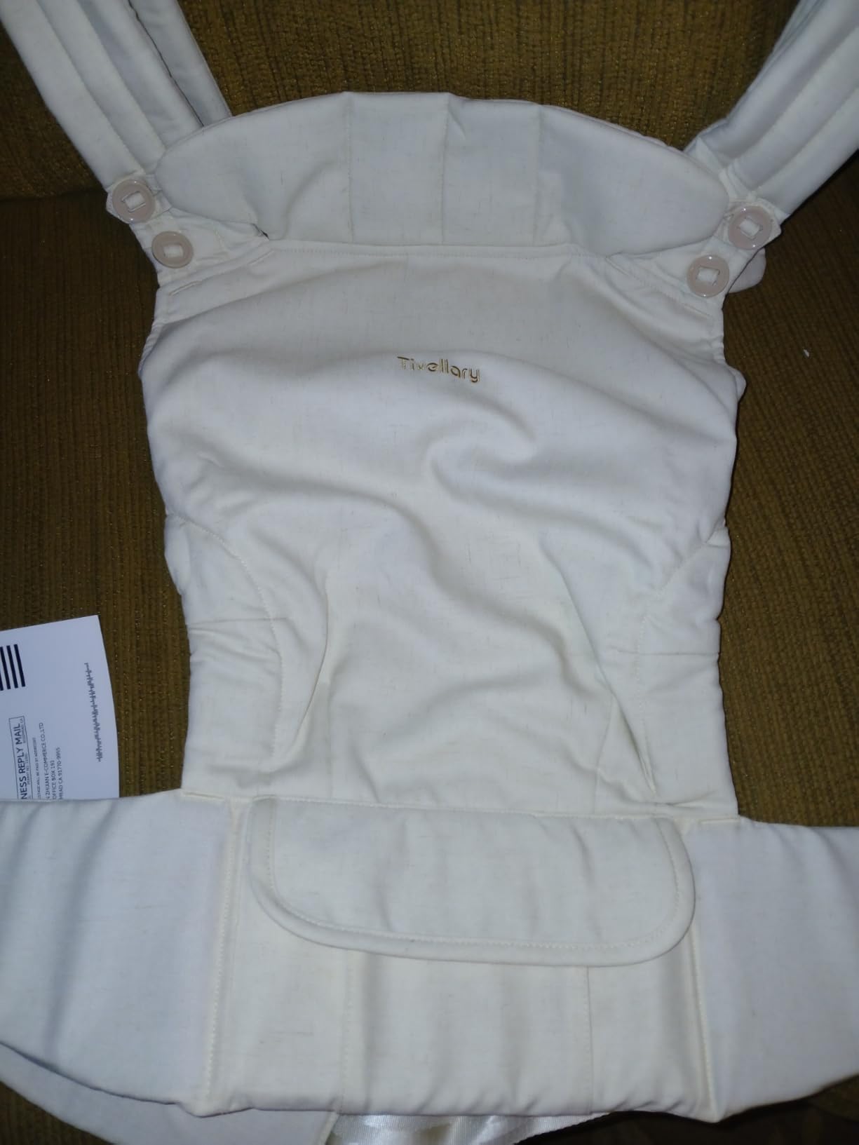 Plus-Size Baby Carrier, Widened Shoulder & Extended Waist Straps Up to 68
