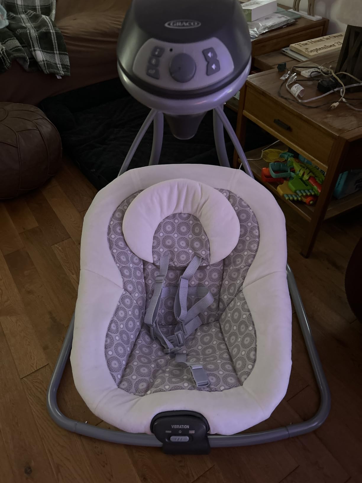 Graco Simple Sway Portable Baby Swing for Infants, Newborn Swing with 15 Songs and Sounds, Great Gift for New Parents, Baby Registry Must Have customer photo 2