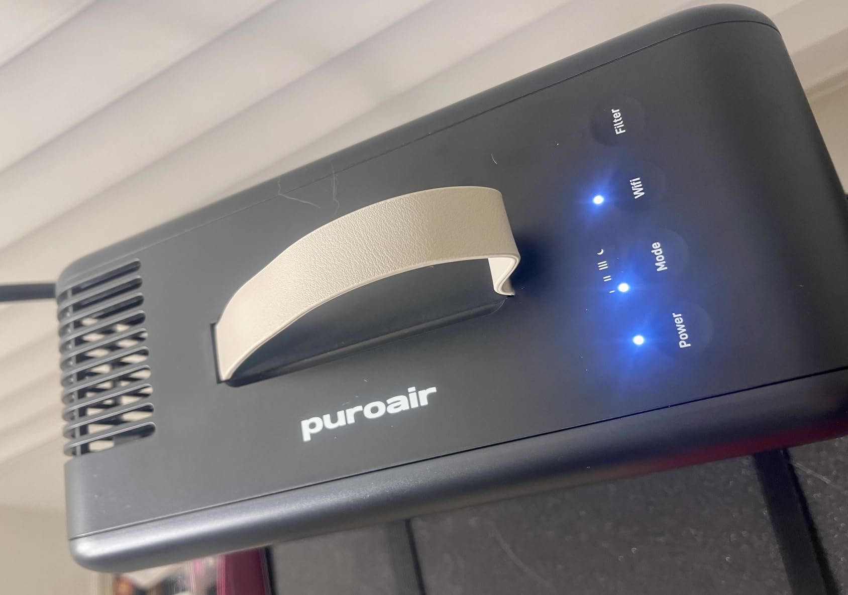 PuroAir Air Purifier 100i Smart HEPA Air Purifiers for Home Pets - Portable Small Air Purifier Filters up to 550 Ft² of Pollutants, Smoke, Pollen, Dust - Room Air Purifiers for Bedroom, Baby, Office customer photo 2