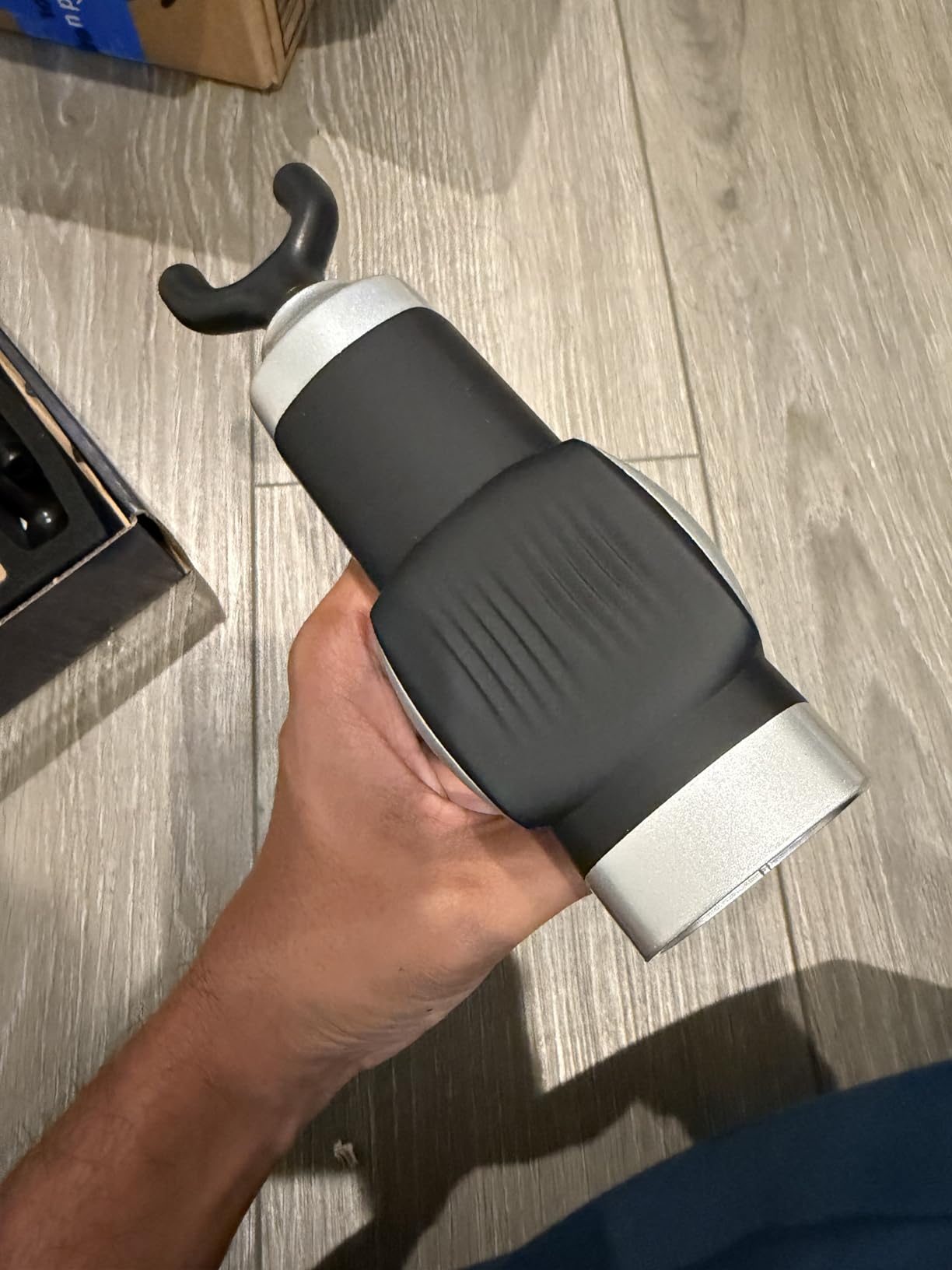 Deep Tissue Massage Gun, Portable Percussion Electric Muscle Massager for Pain Relief, Handheld Massagers with 30 Speeds & 6 Attachments for Back and Neck, Gifts for Men Women customer photo 2