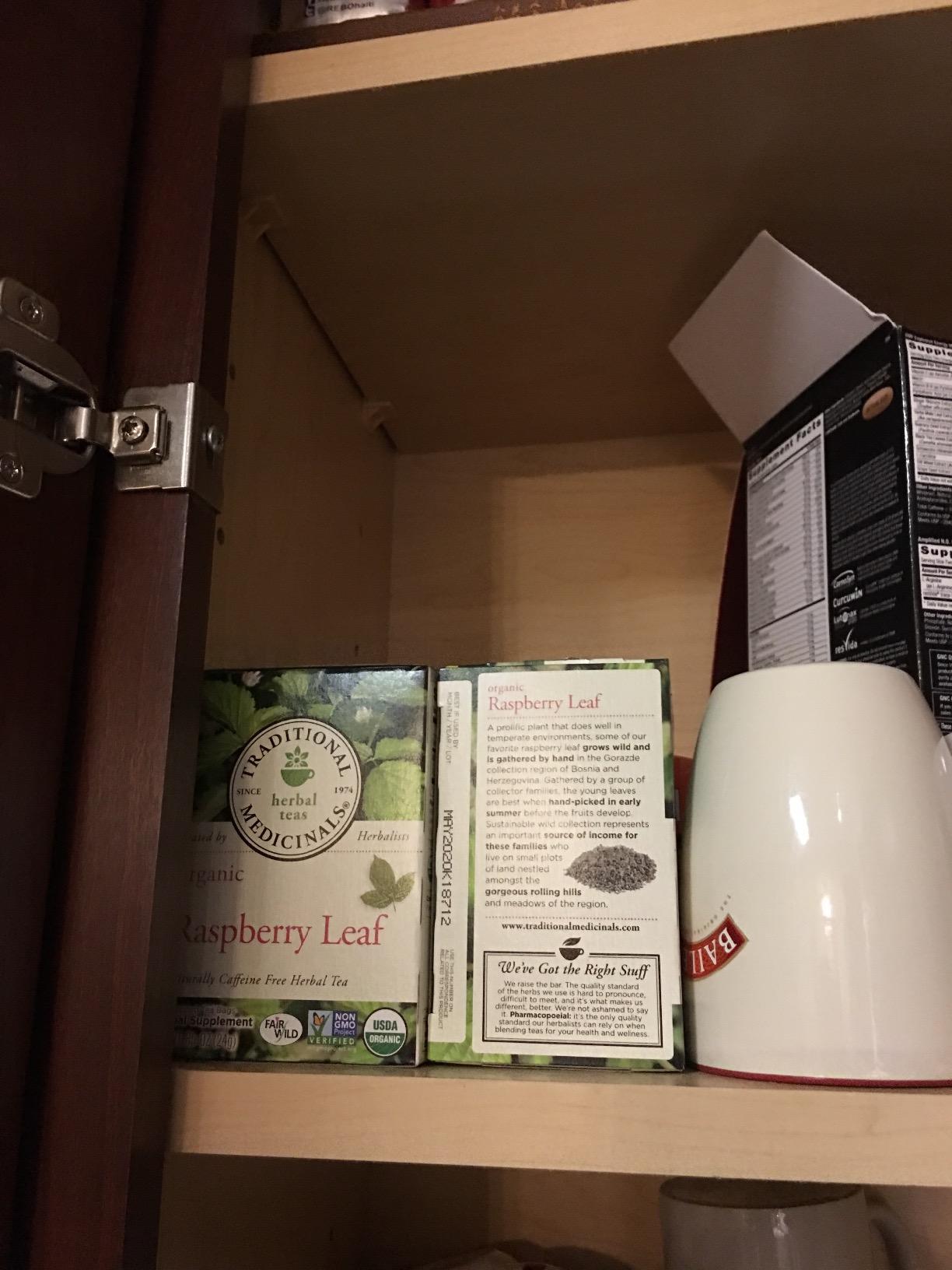 Traditional Medicinals Organic Raspberry Leaf Tea, Supports Healthy Pregnancy and Soothes Menstrual Cramps, (Pack of 6) - 96 Tea Bags Total customer photo 1