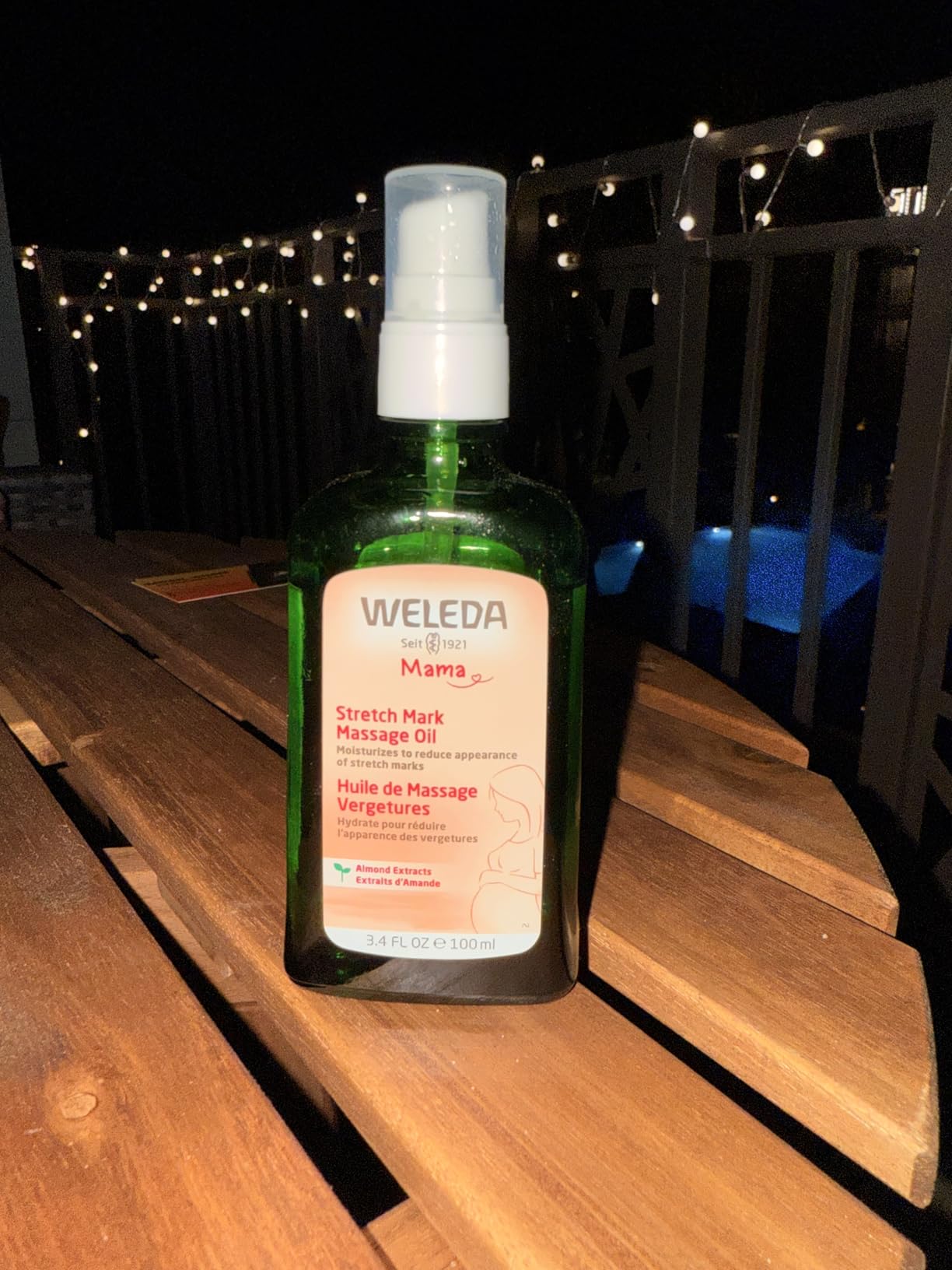 Weleda Stretch Mark Pregnancy Massage Oil, 3.4 Fluid Ounce, Plant Rich Oil with Vitamin E, Sweet Almond, Jojoba and Arnica Oils customer photo 2
