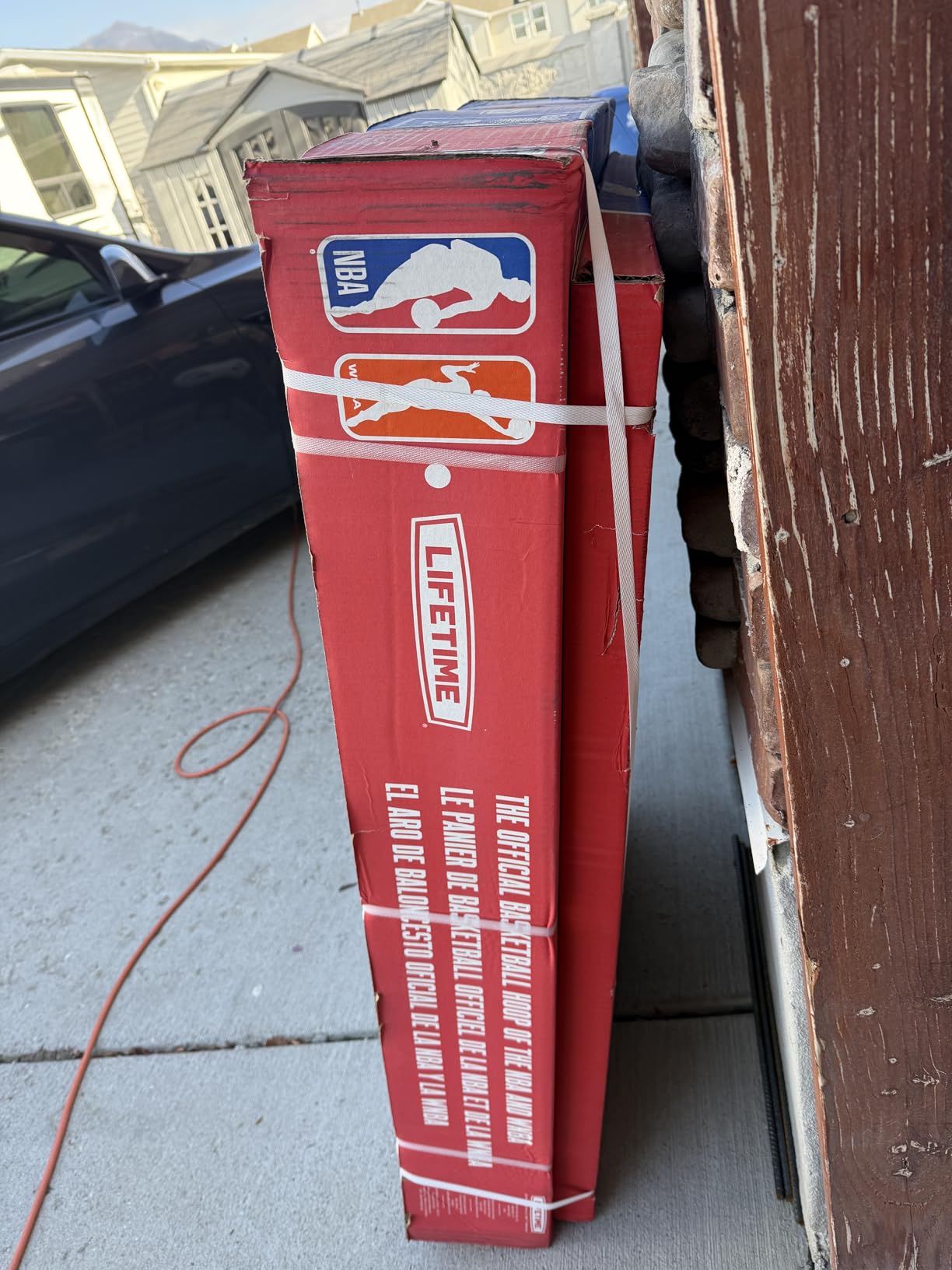 Lifetime Portable Basketball Hoop, Adjustable Height 7.5-10 Ft, 44 Inch Shatterproof Fusion Backboard customer photo 1