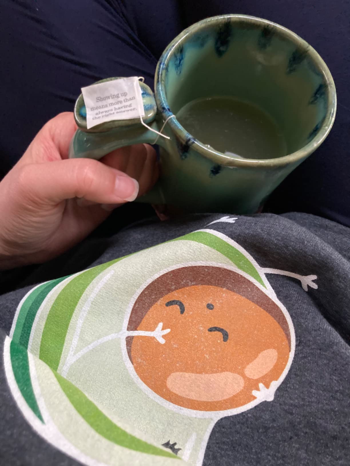 Earth Mama Organic Ginger Nausea™ Tea | Comforts Occasional Nausea + Morning Sickness, 16 Teabags Per Box customer photo 2