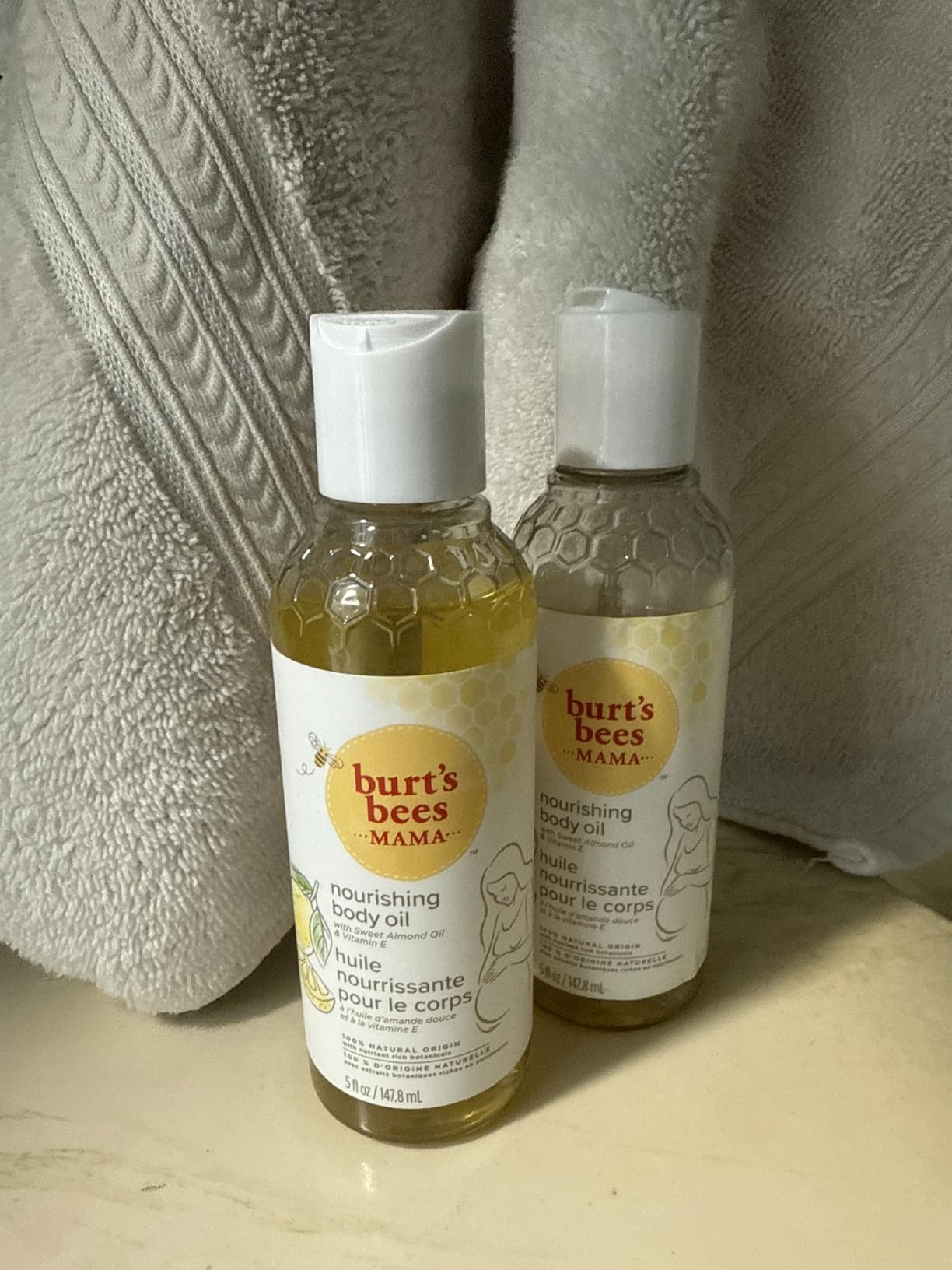 Burt's Bees Mama Body Oil with Vitamin E, 100% Natural Origin, 5 Fluid Ounces customer photo 1