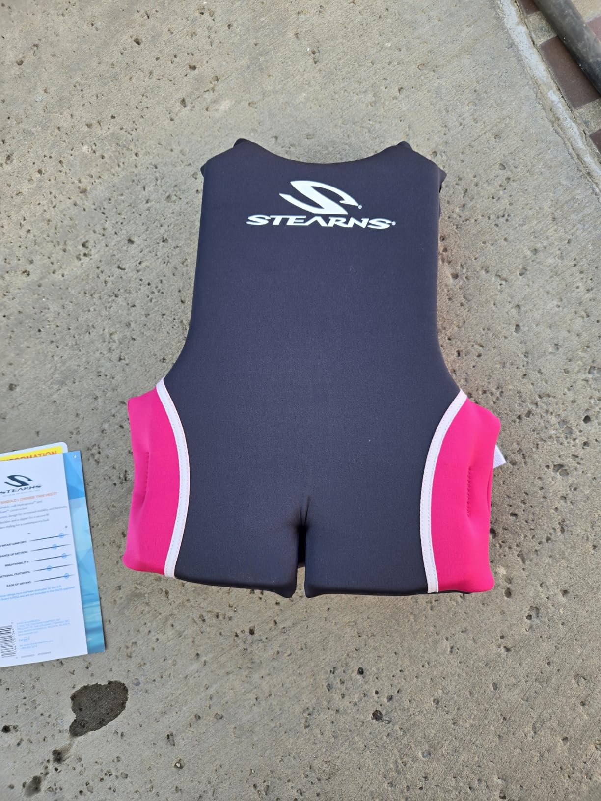 Stearns Kids Hydrooprene Life Vest, USCG Approved Type III Life Vest for Kids Weighing 50-90lbs, Great for Pool, Beach, Boat, & More customer photo 2