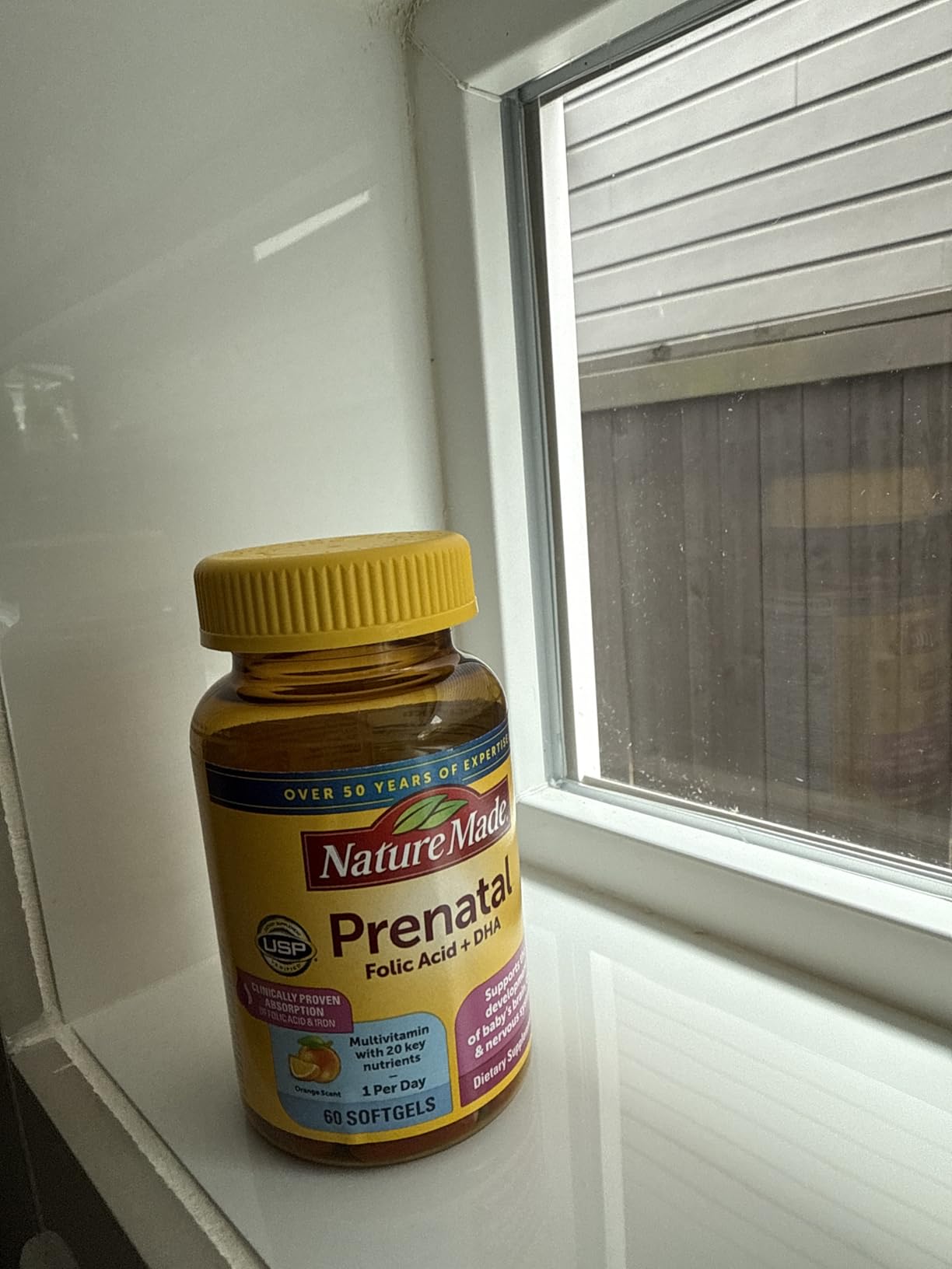 Nature Made Prenatal Vitamins for Women with Folic Acid + DHA, Prenatal Vitamin and Mineral Supplement for Daily Nutritional Support, 60 Softgels, 60 Day Supply customer photo 2