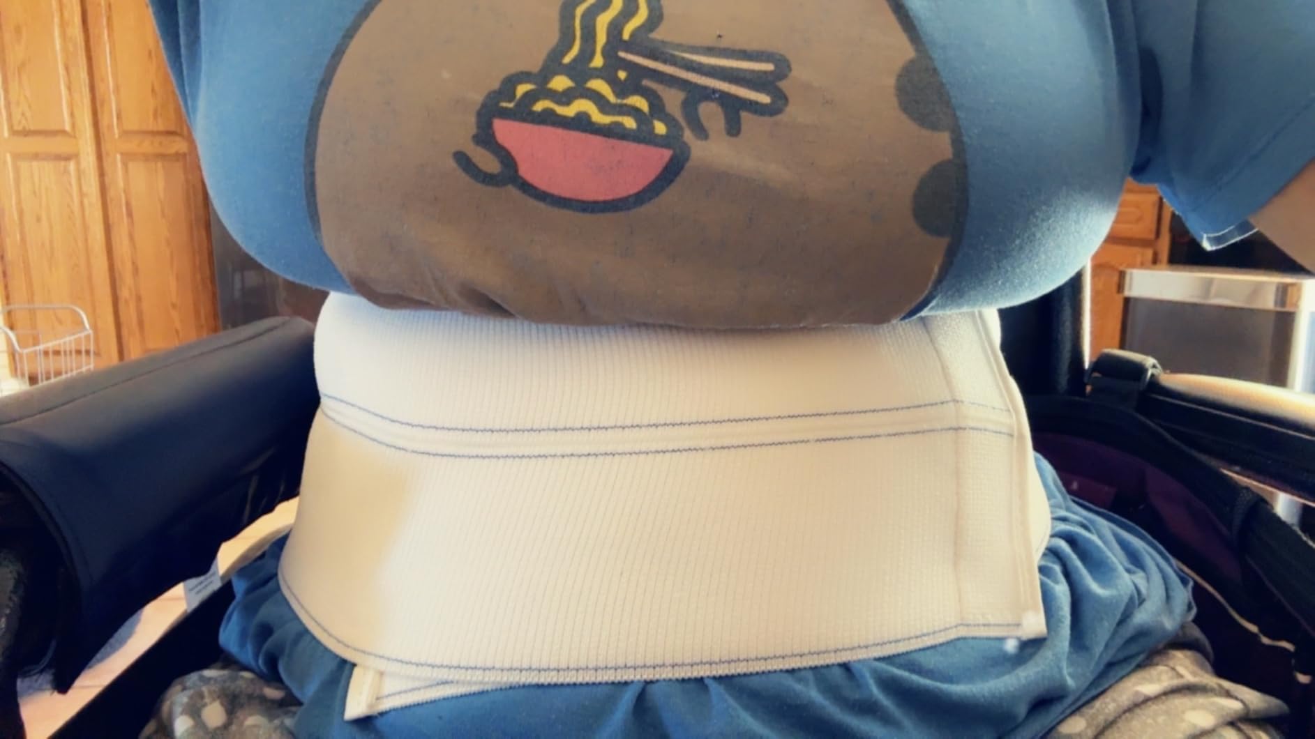 NYOrtho Post Surgery Abdominal Binder - Waist Support Belt for Men & Women - Postpartum Belly Band - MADE IN USA customer photo 2