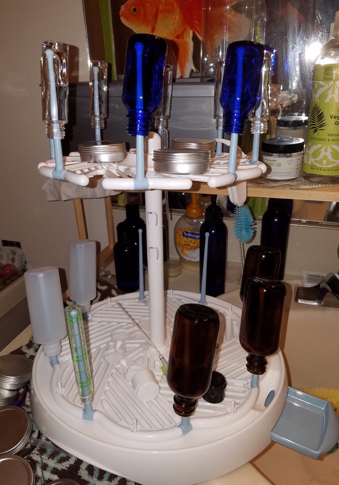 Munchkin High Capacity Drying Rack for Baby Bottles and Accessories, White customer photo 1