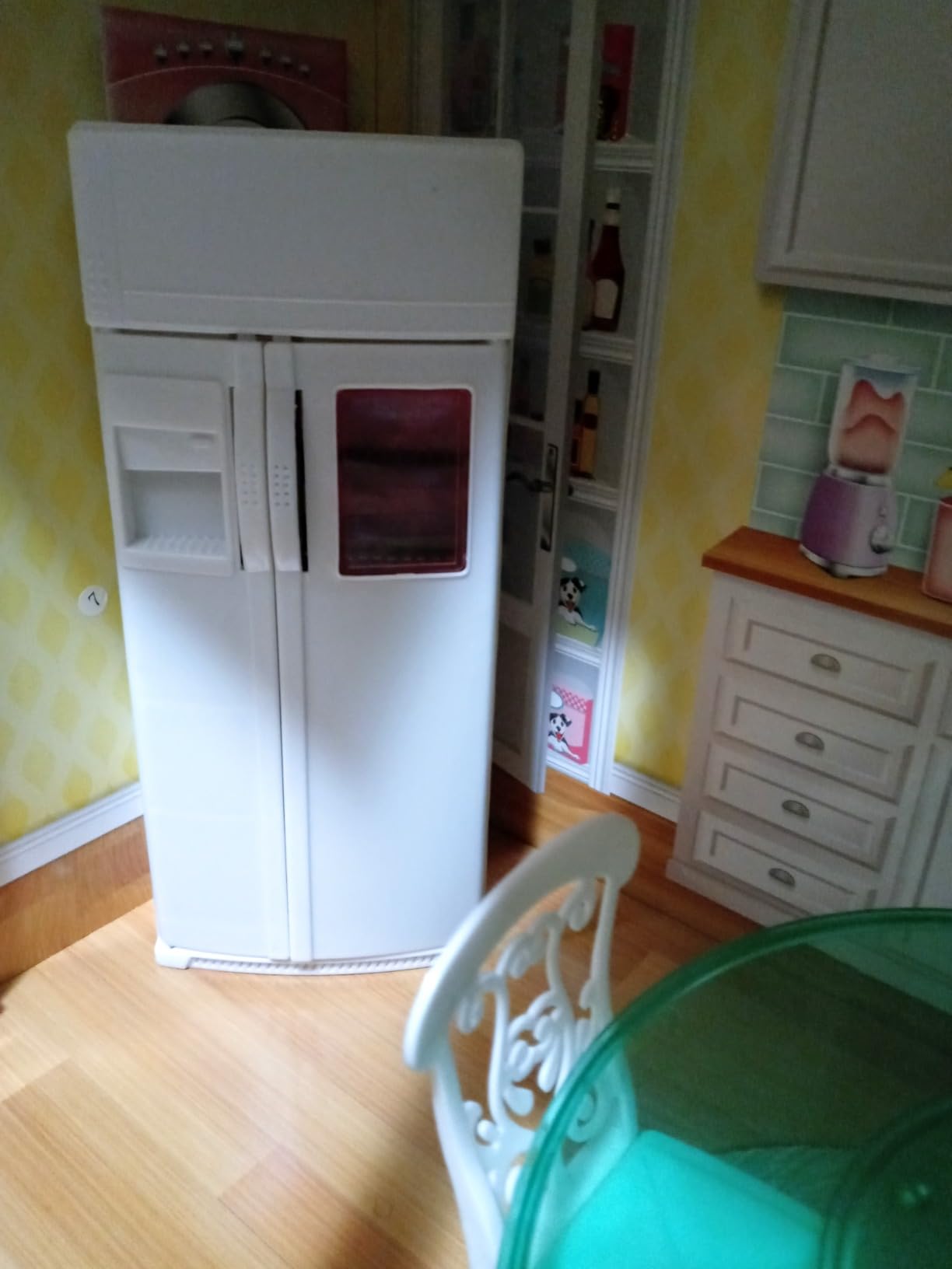 My Fancy Life Deluxe Kitchen Play Set, Pink Dollhouse Furniture with Refrigerator, Stove, Sink, Kitchen Accessories, Miniature Toy Furnishing customer photo 1