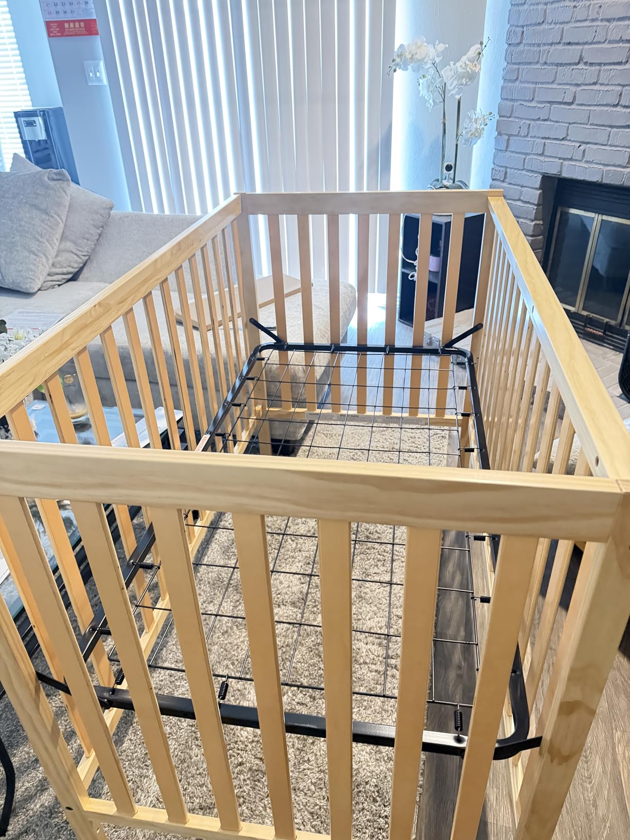 Dream On Me Synergy 5-in-1 Convertible Full-Size Baby Crib with Toddler, Day & Full Bed Conversion in Espresso, GreenGuard Gold & BSA, 3 Mattress Heights, Sustainable Pinewood customer photo 1