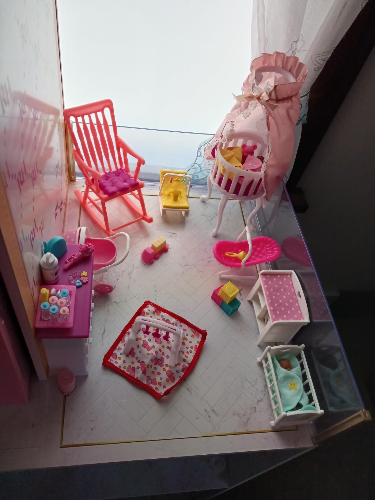 Gloria Dollhouse Furniture - Baby Home Nursery Playset customer photo 1