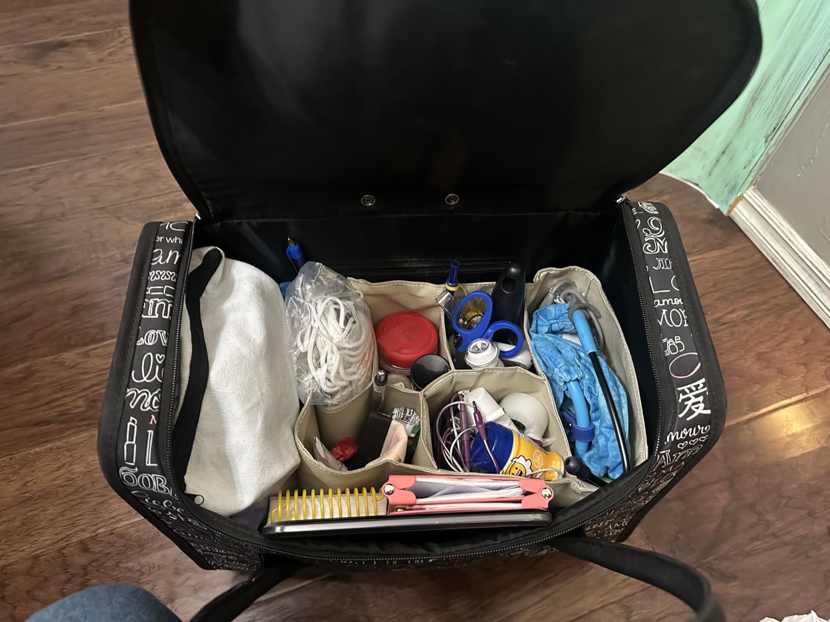 Comicfs Baby Diaper Bag Insert Organizer (Dimensions: 12 X 6.4 X 8 Inch, Khaki) customer photo 1