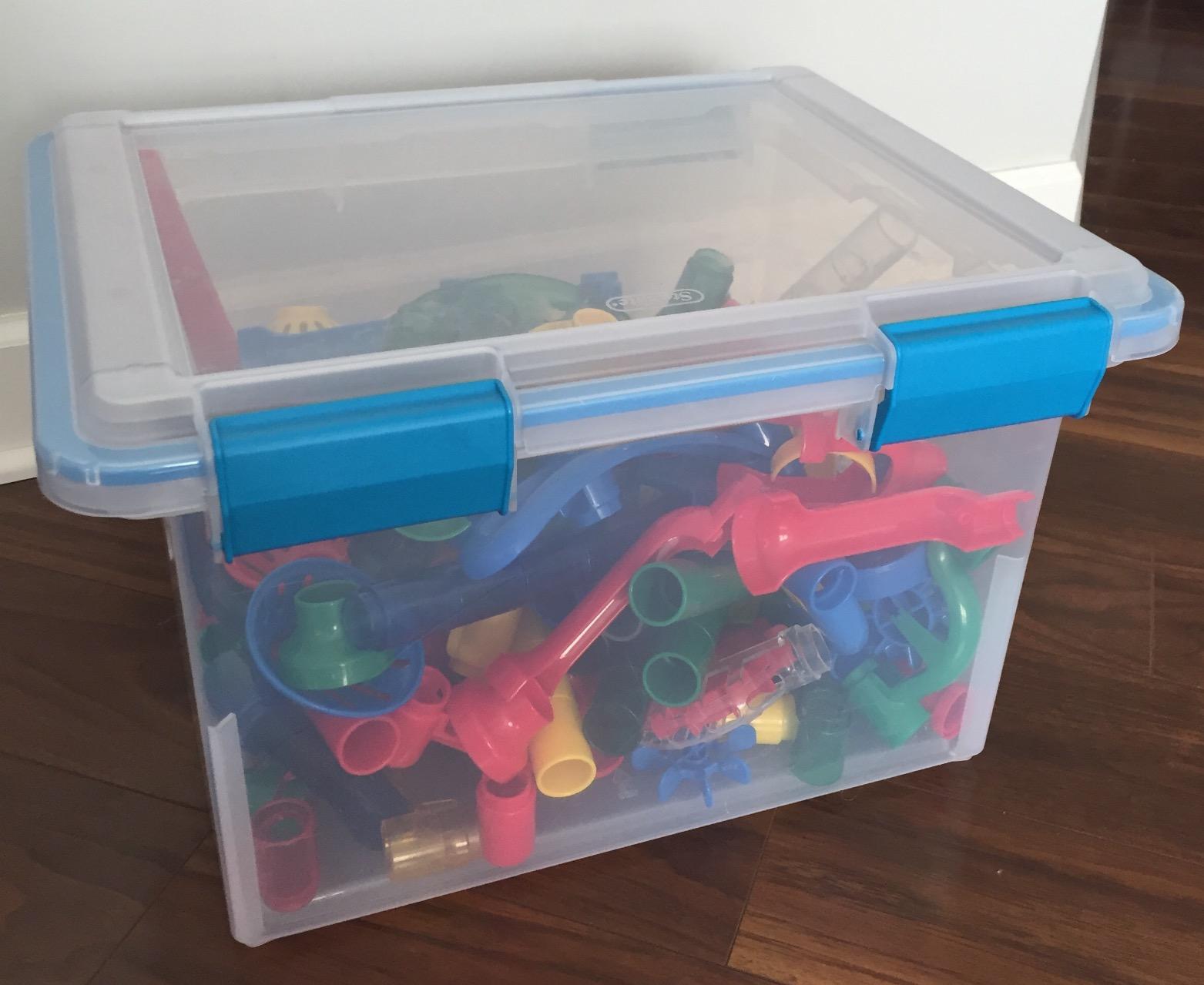 MindWare Mega Marble Run Building Set - 215 Durable Pieces and 40 Marbles - Build, Engineering and Science Toy - Ages 4 and Up customer photo 1
