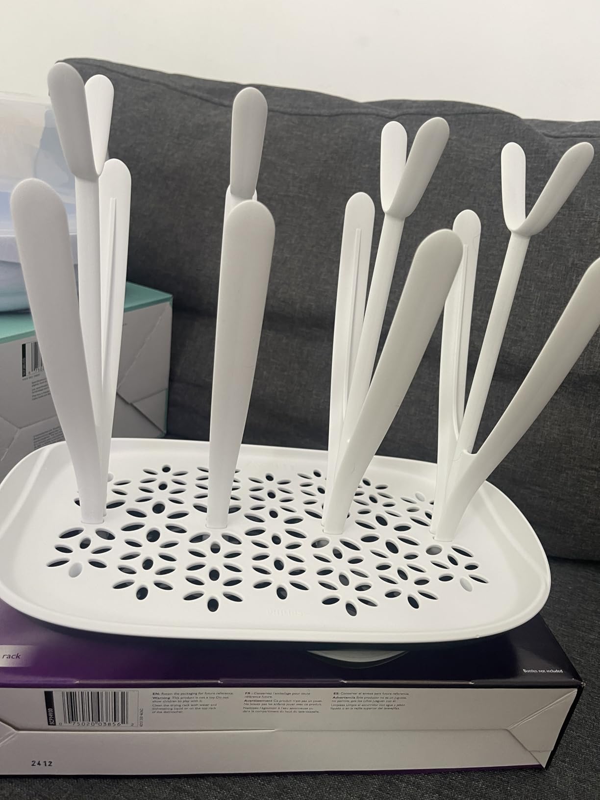 Philips AVENT Drying Rack, White, SCF149/00 customer photo 1