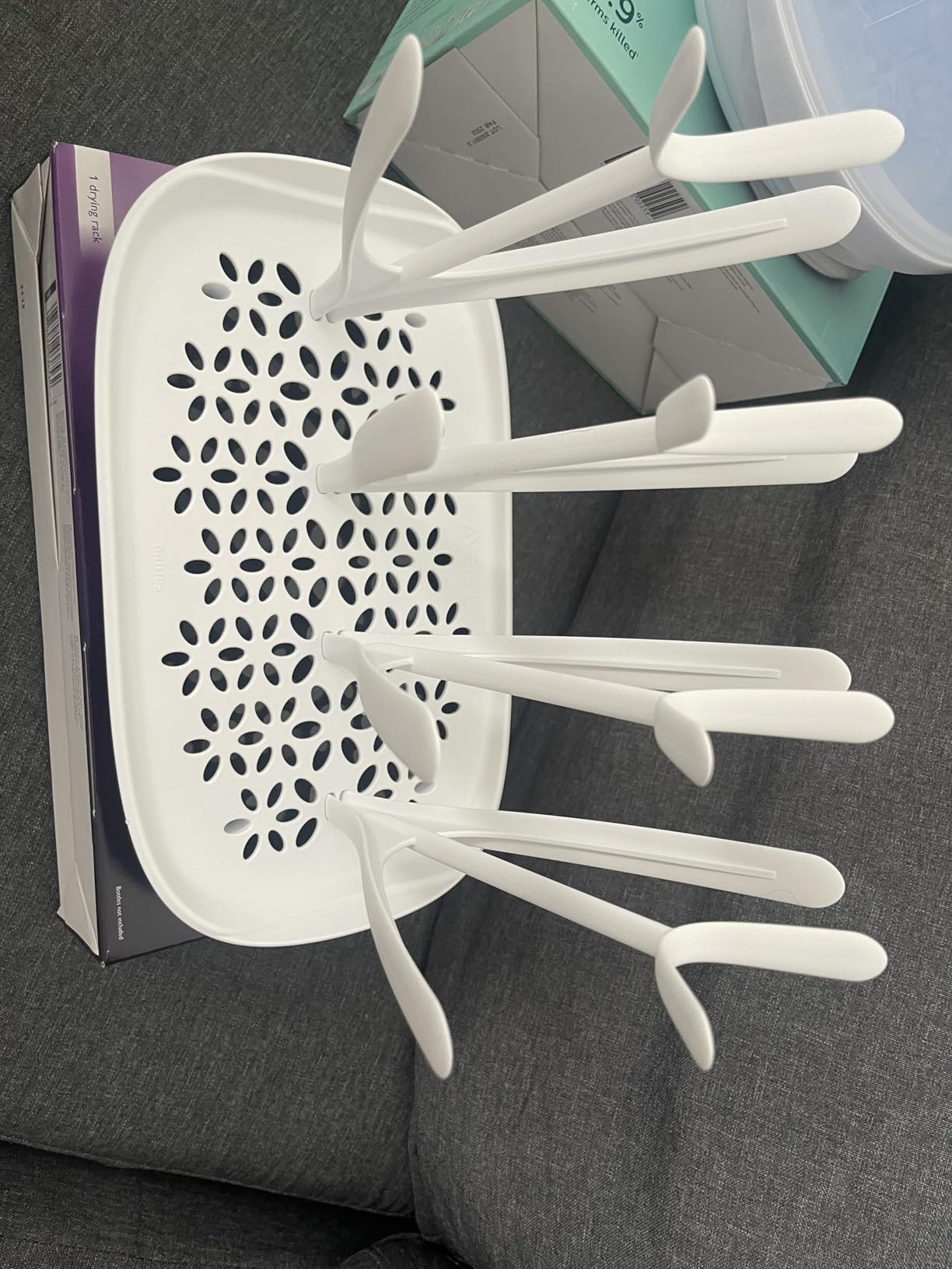 Philips AVENT Drying Rack, White, SCF149/00 customer photo 2