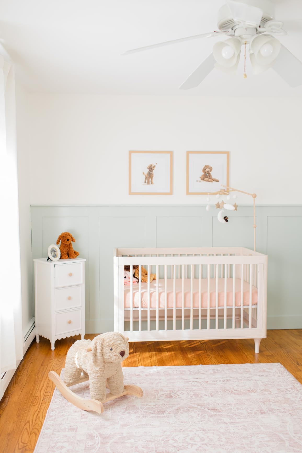 Babyletto Lolly 3-in-1 Convertible Crib with Toddler Bed Conversion Kit in White and Natural, Greenguard Gold Certified customer photo 2