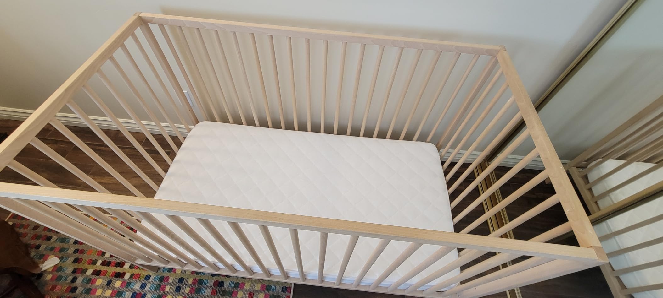 Margaux & May Crib Mattress Protector - 100% Waterproof Baby Crib Mattress Protector Pad, Highly Absorbent Quilted Cover, Oeko-TEX Certified, Noiseless, Fitted 28