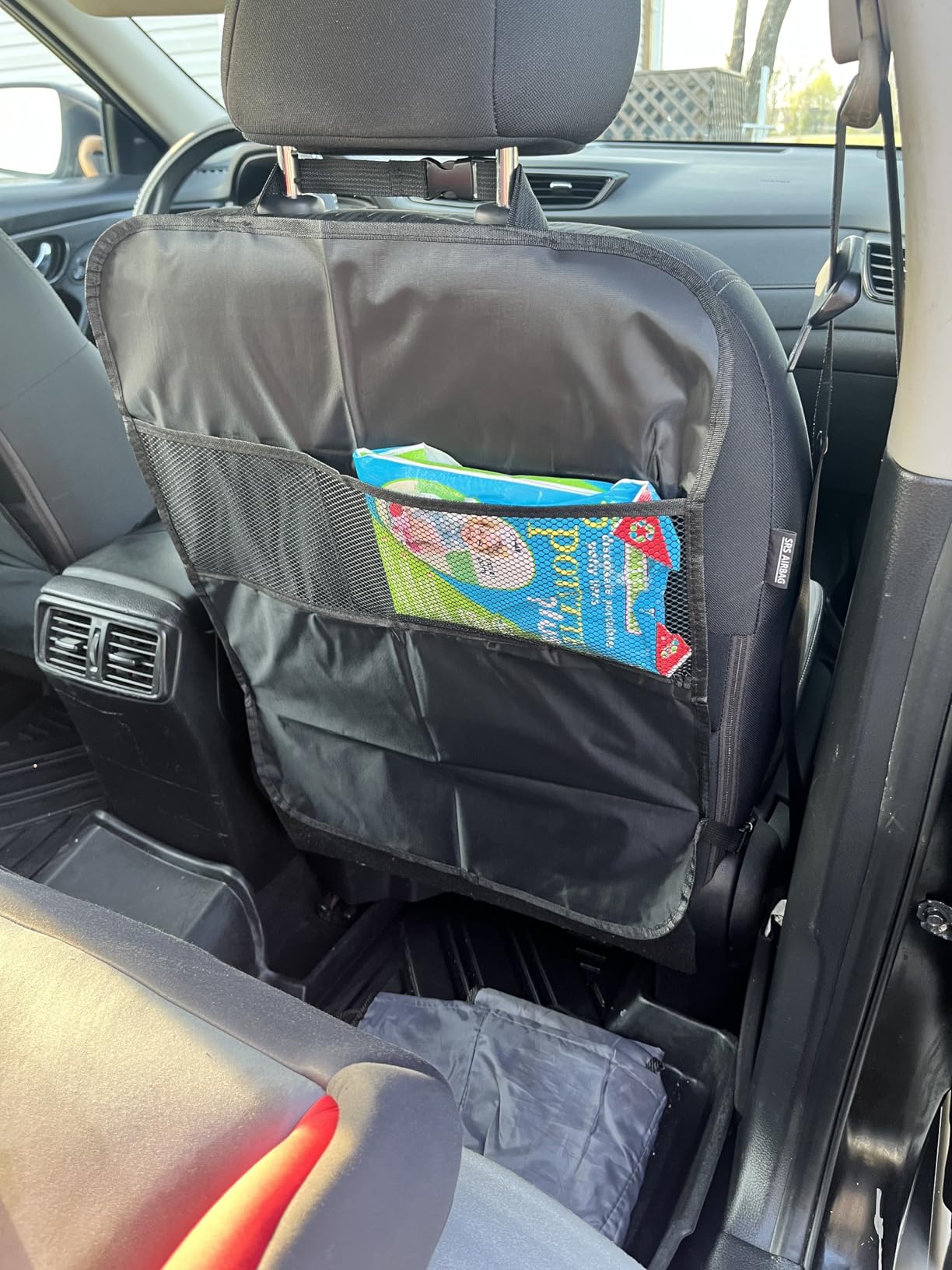 Kick Mats with Organizer - 2 Pack Backseat Protector Seat Covers for Your Car, SUV, Minivan or Truck Seats - Vehicle Back Seat Kids Safety Accessories - Universal Fit Automotive Interior Protectors customer photo 2