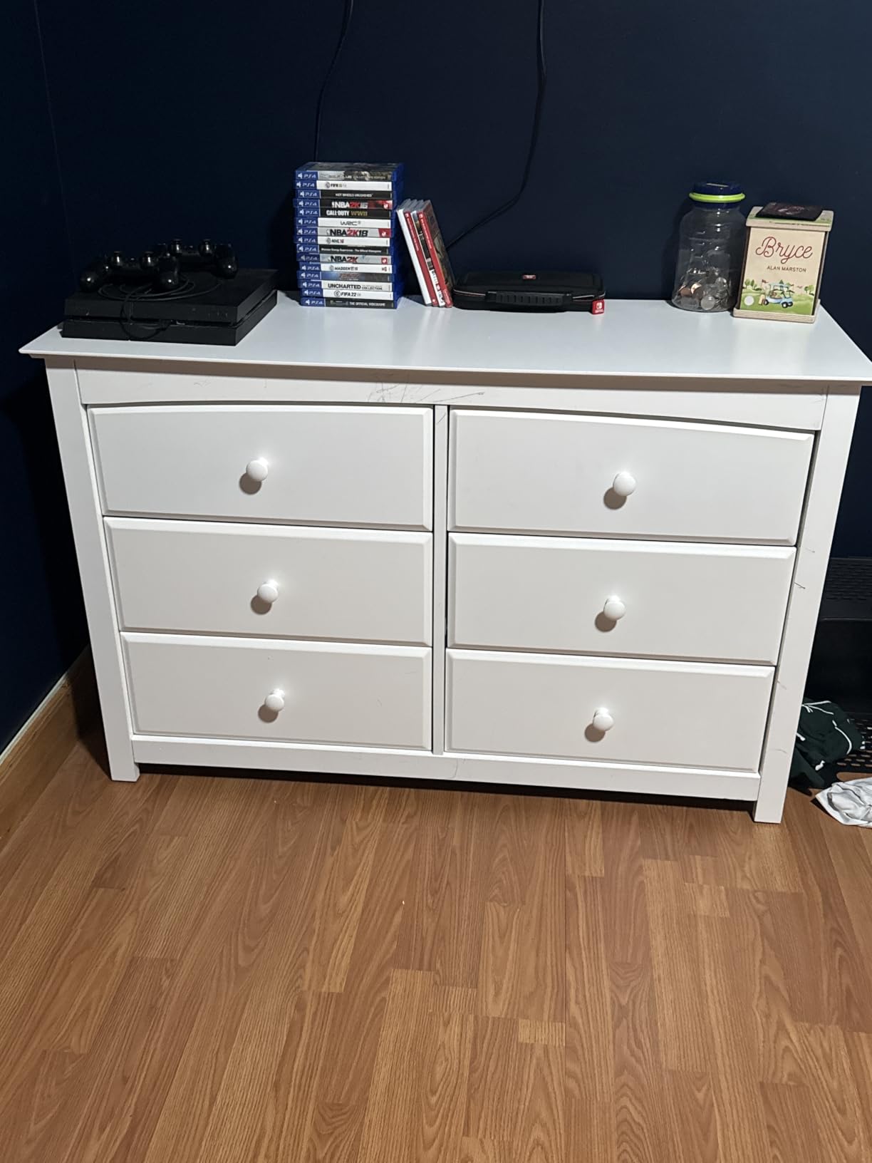 Storkcraft Kenton 6 Drawer Double Dresser (White) For Kids Bedroom, Nursery Dresser Organizer, Chest Of Drawers For Bedroom, Universal Design For Children's Bedroom customer photo 1