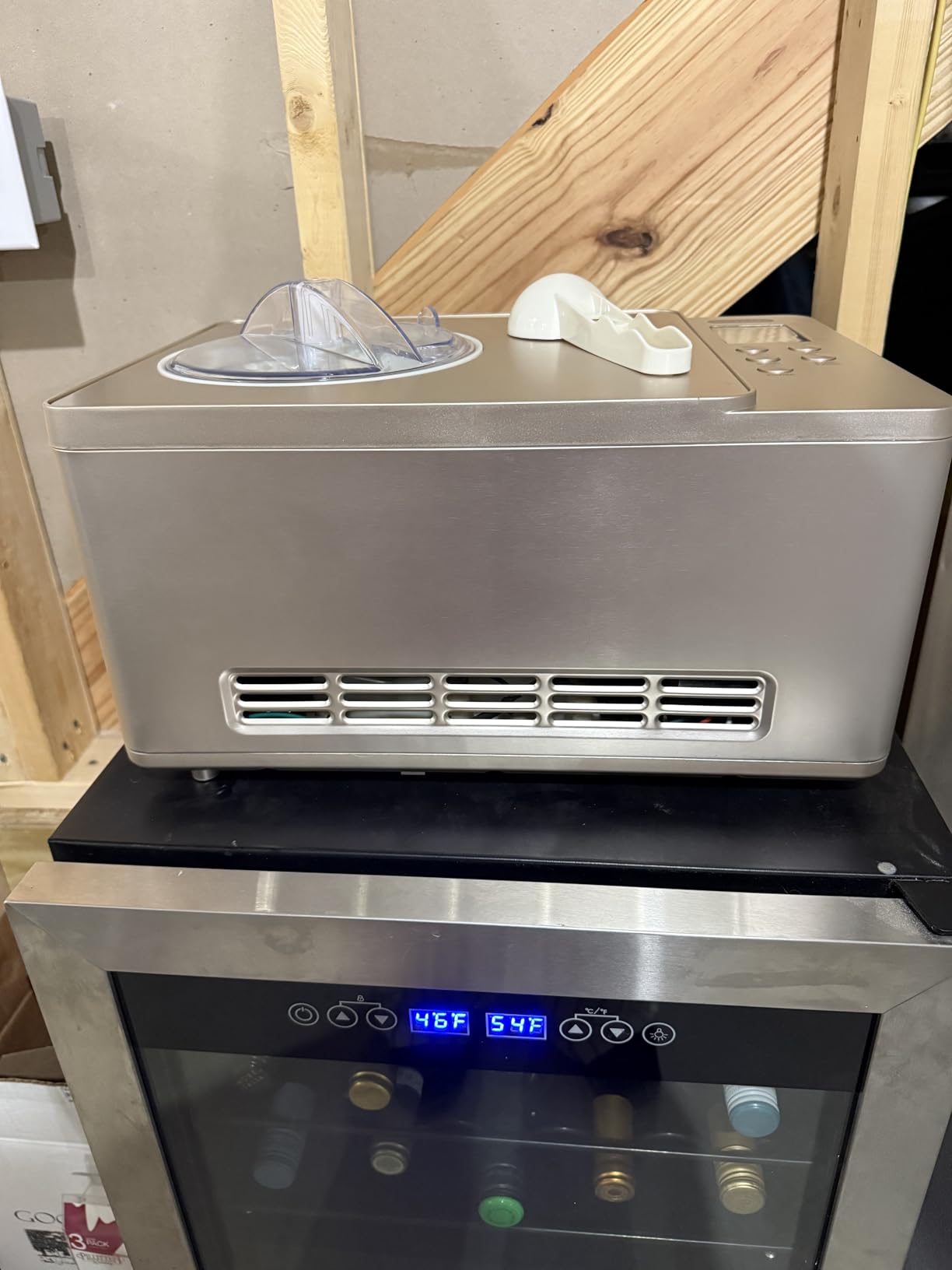 Whynter ICM-200LS Ice Cream Maker Machine Automatic 2.1 Qt. with Built-In Compressor, LCD Digital Display & Timer, No Pre-Freezing, Stainless Steel customer photo 2