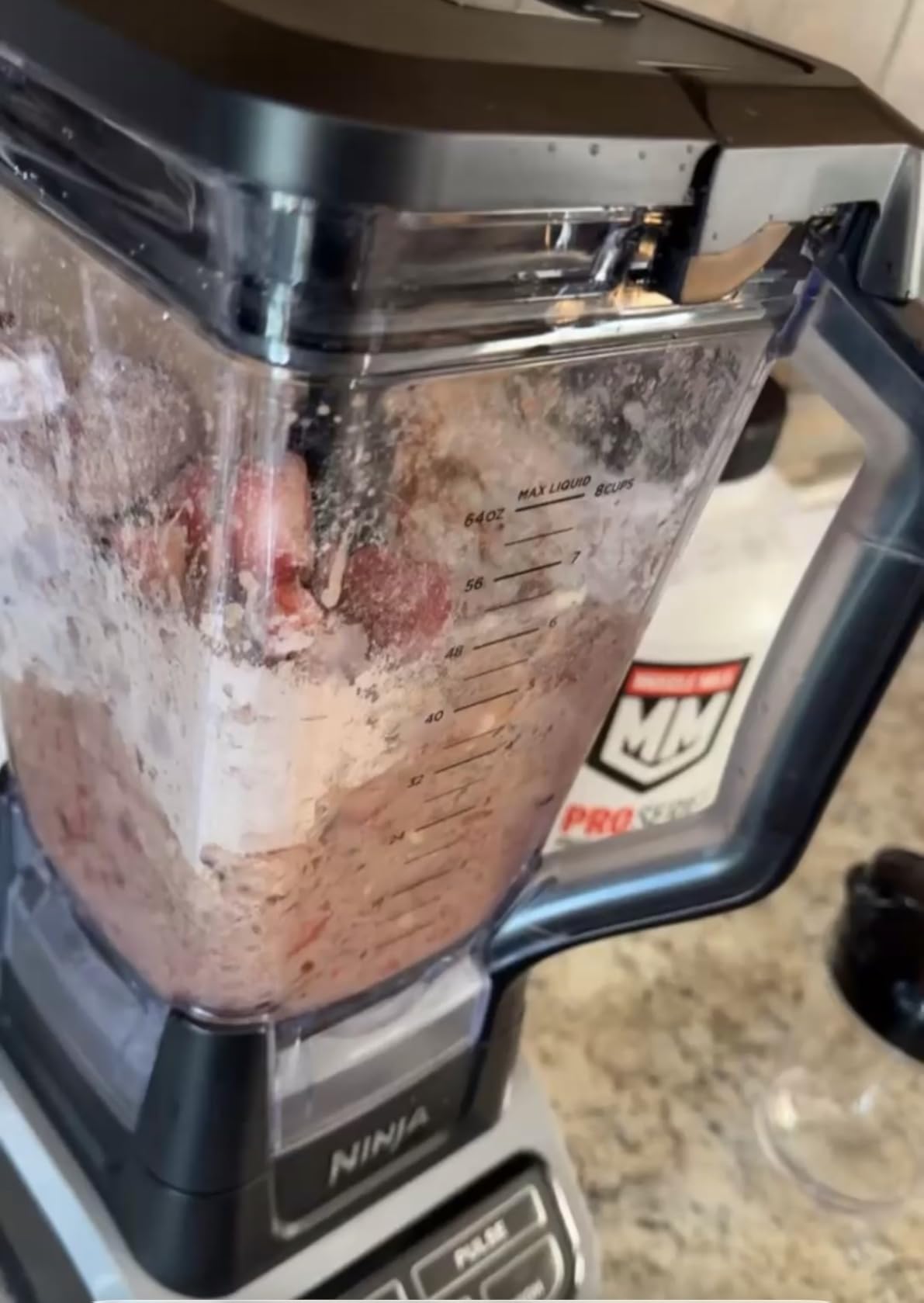 Ninja Professional Blender | Smoothie Blending, Drink Mixer, Grinder, Ice Crusher, Frozen Fruit Blending | 1000W Power, Total Crushing Technology, XL 72-oz. Pitcher | Black & Grey | BL610 customer photo 2
