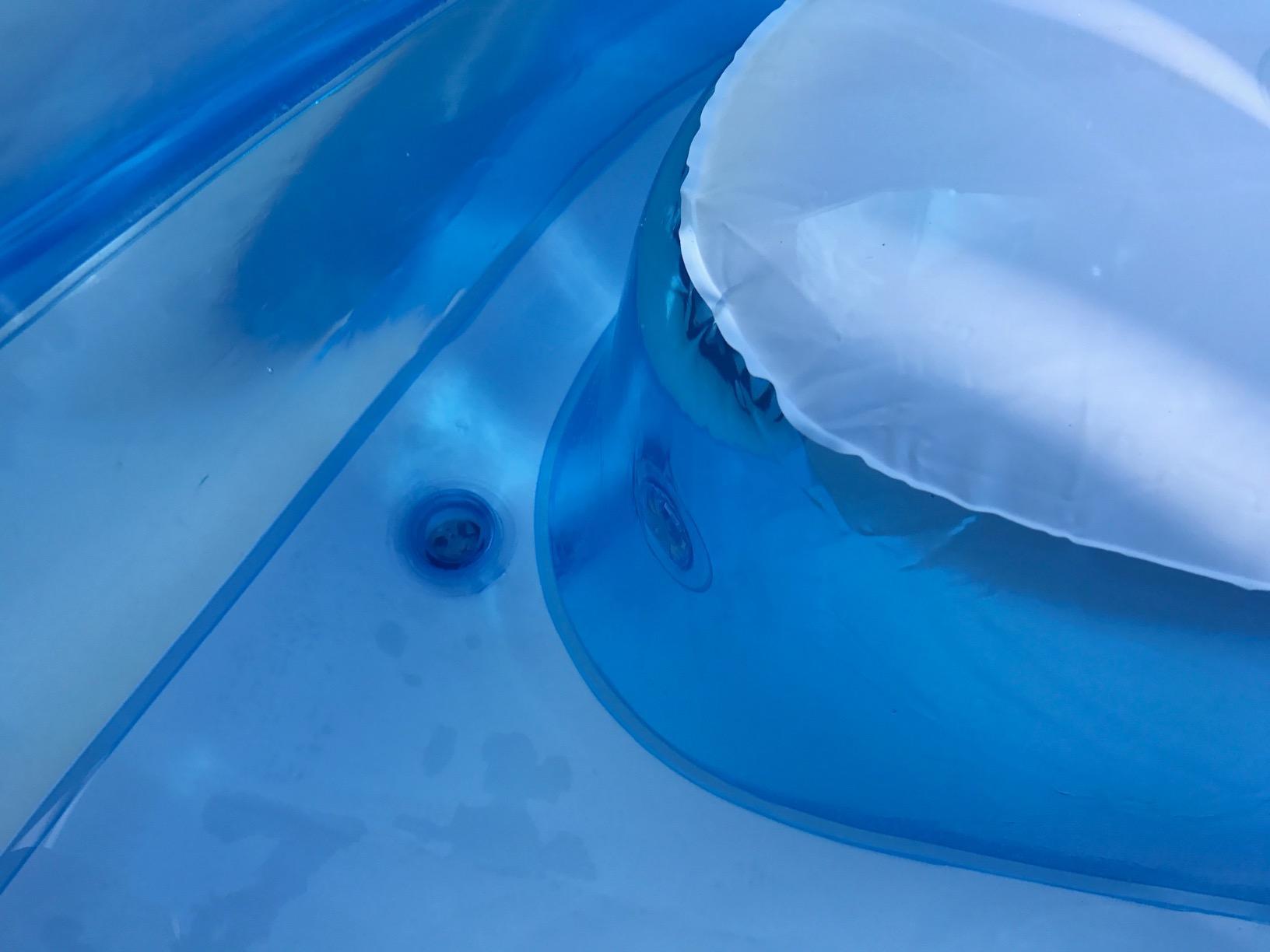 INTEX Swim Center Inflatable Family Lounge Pool: Built-In Bench - Cup Holder - 156 Gallon - 90