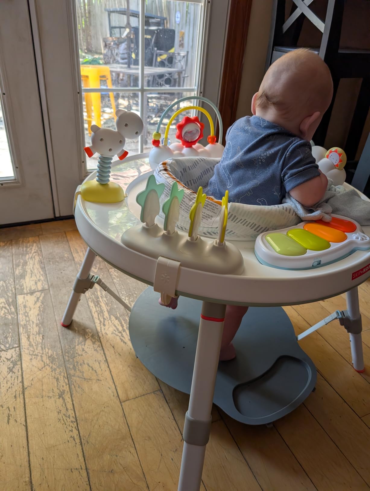 Skip Hop Baby Activity Center: Interactive Play Center with 3-Stage Grow-with-Me Functionality, 4mo+, Silver Lining Cloud customer photo 1
