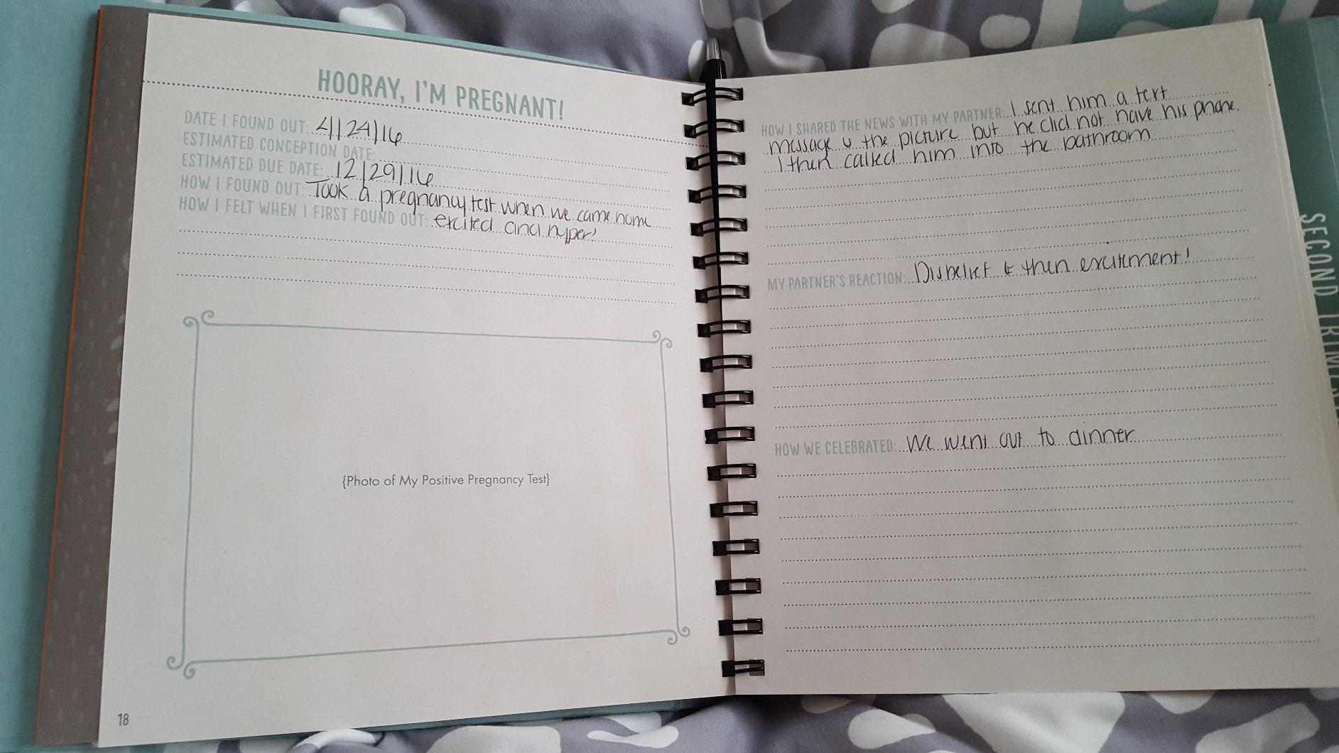 Guided Pregnancy Journal by Studio Oh! - Bump for Joy - 9