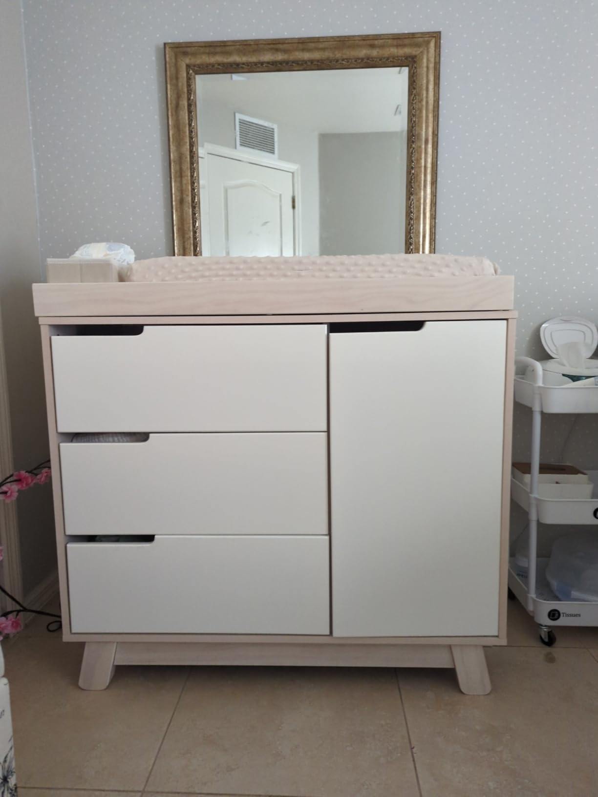 Babyletto Hudson 3-Drawer Changer Dresser with Removable Changing Tray - Greenguard Gold Certified customer photo 2