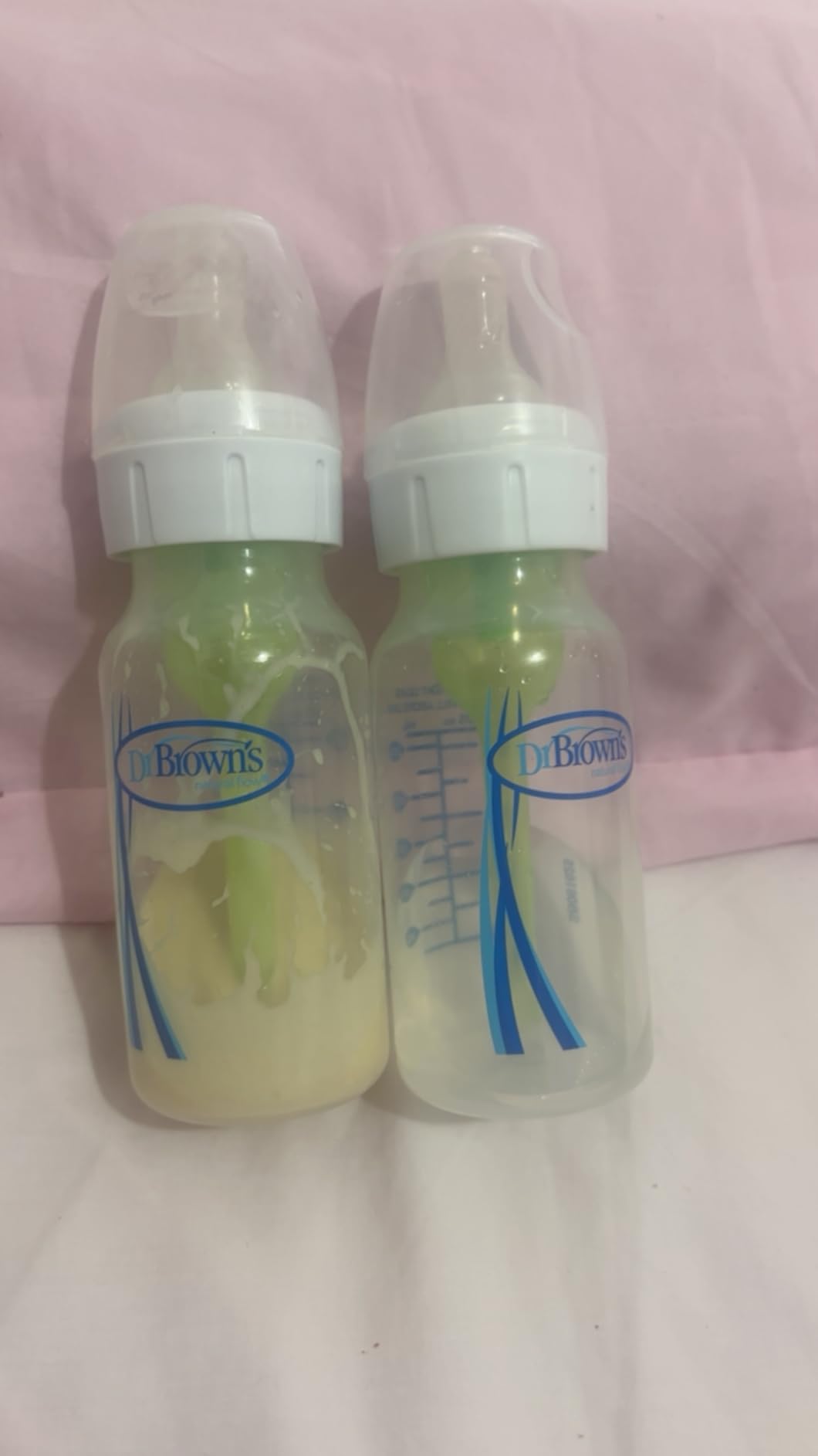Dr. Brown's Natural Flow Anti-Colic Options+ Narrow Baby Bottle, 8 oz/250 mL, Level 1 Slow Flow Nipples, 0m+, 4 Pack customer photo 2