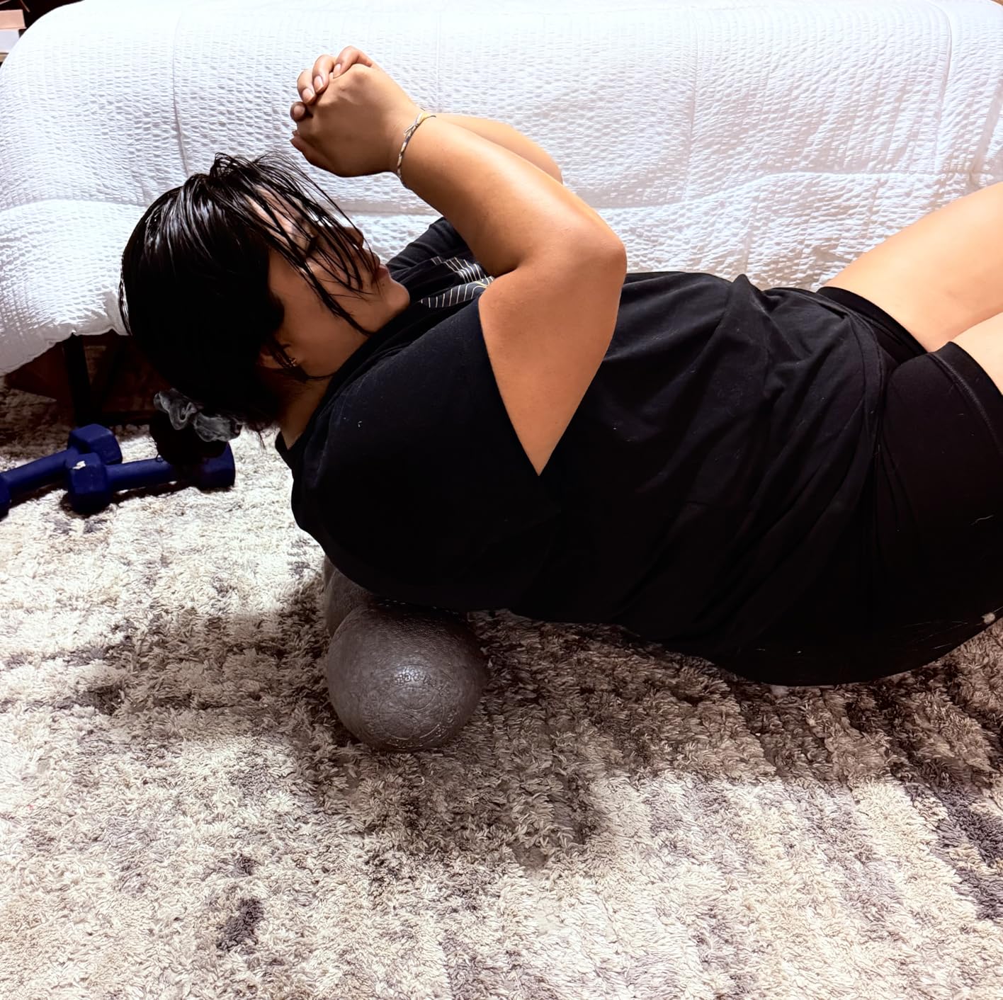 Rollga Foam Roller - High Density Foam Roller for Back Pain Relief, Deep Tissue Massage & Muscle Recovery. Physical Therapy Exercise Tool for Neck, Back, Legs, & Feet. Yoga & Pilates Roller customer photo 1