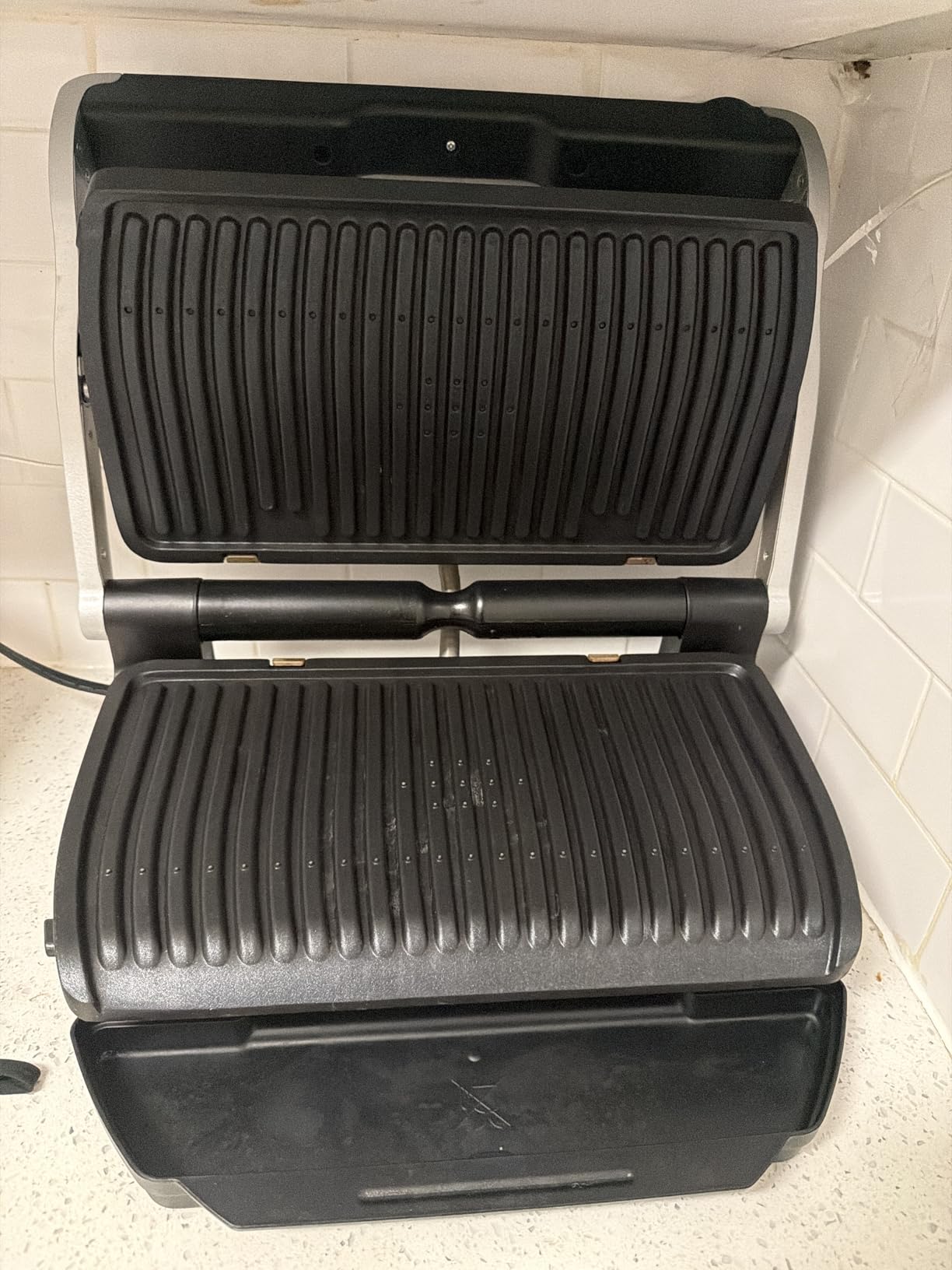 T-fal OptiGrill Stainless Steel XL Electric Grill, 6 Servings, 9 Intelligent Automatic Cooking Modes, Panini Press, 1800 Watts customer photo 2