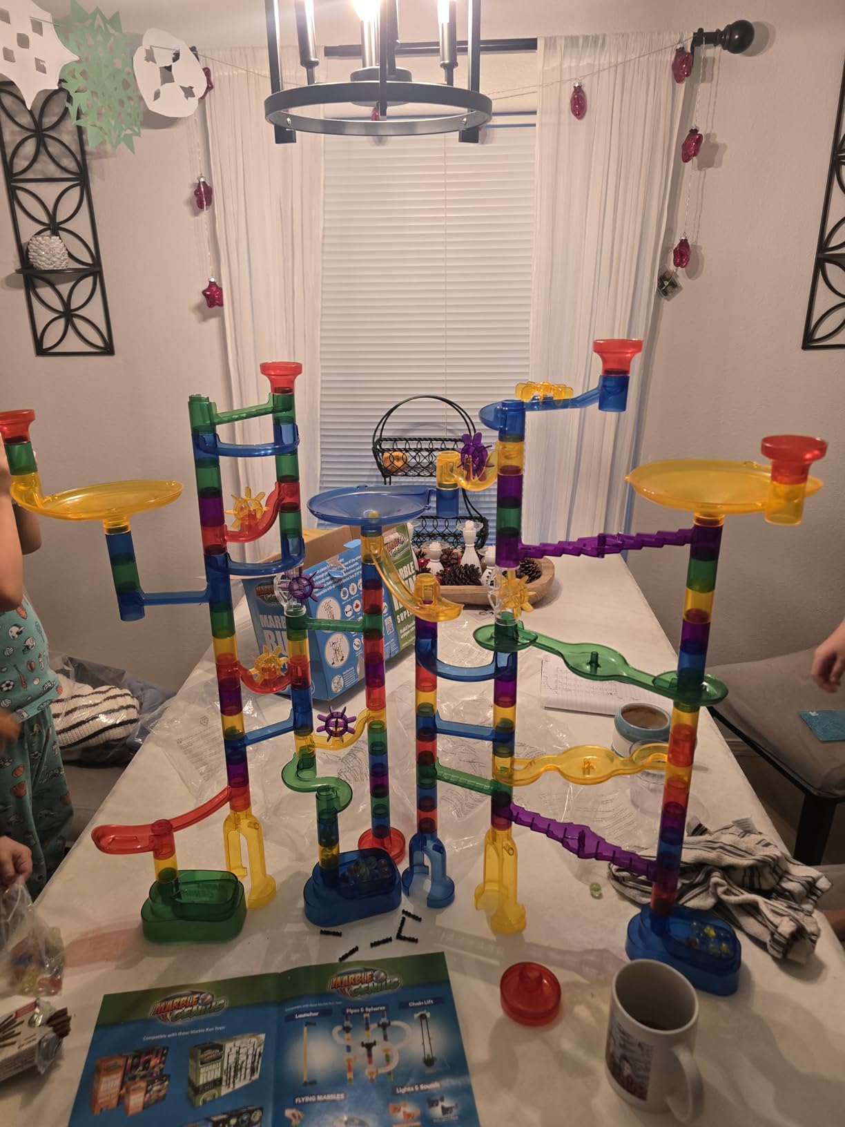 Marble Genius Marble Run Extreme Set, STEM Toys & Maze Construction Building - 300 Translucent Track Pieces & Glass Marbles for Family, Kids Toddlers Ages 4-8 - Fun Holiday Creative Gifts customer photo 2