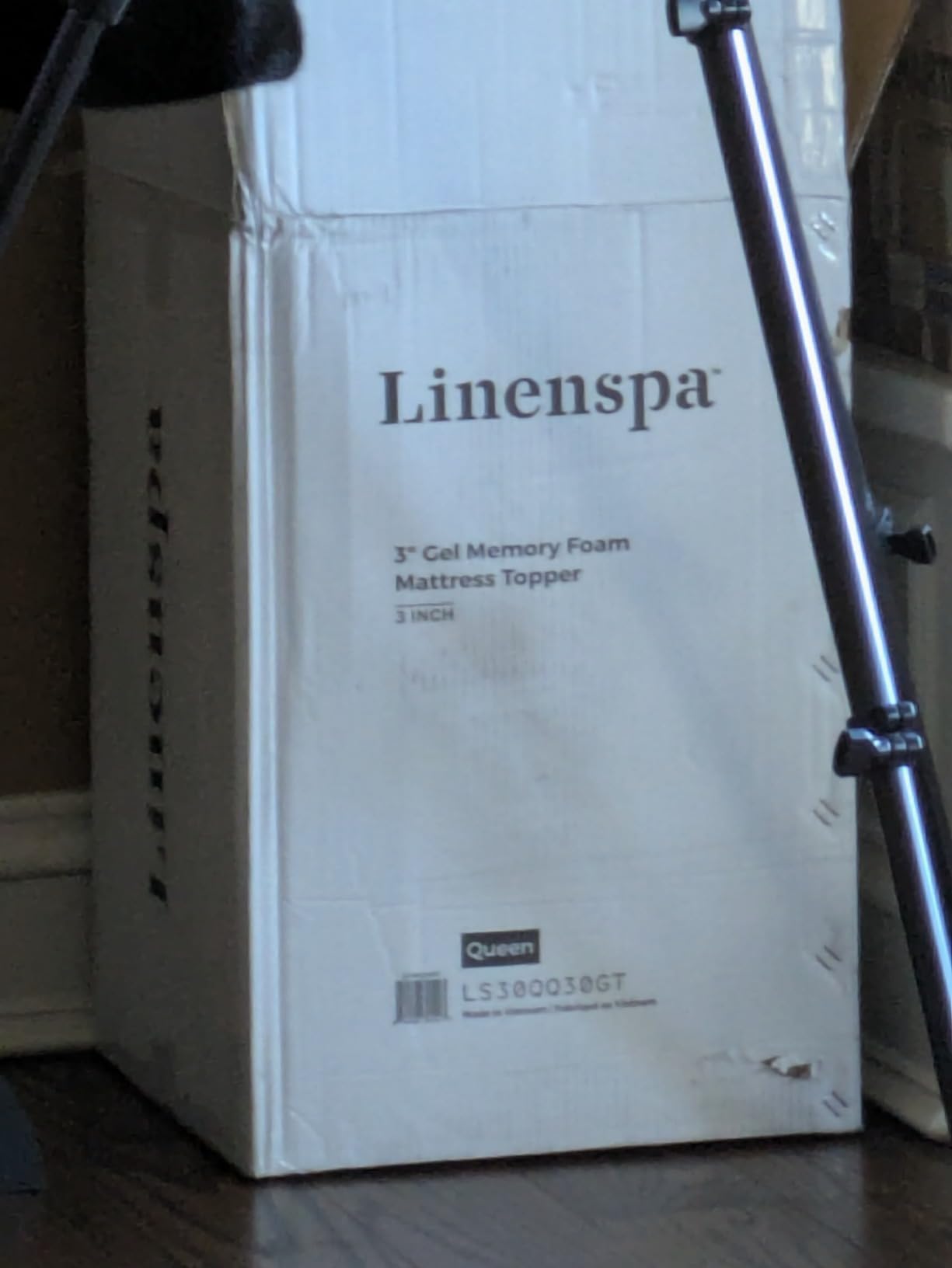 Linenspa Memory Foam Mattress Topper, Twin Size - 2 Inch Gel Infused Memory Foam - Plush Feel - Cooling and Pressure Relieving - CertiPUR Certified customer photo 1