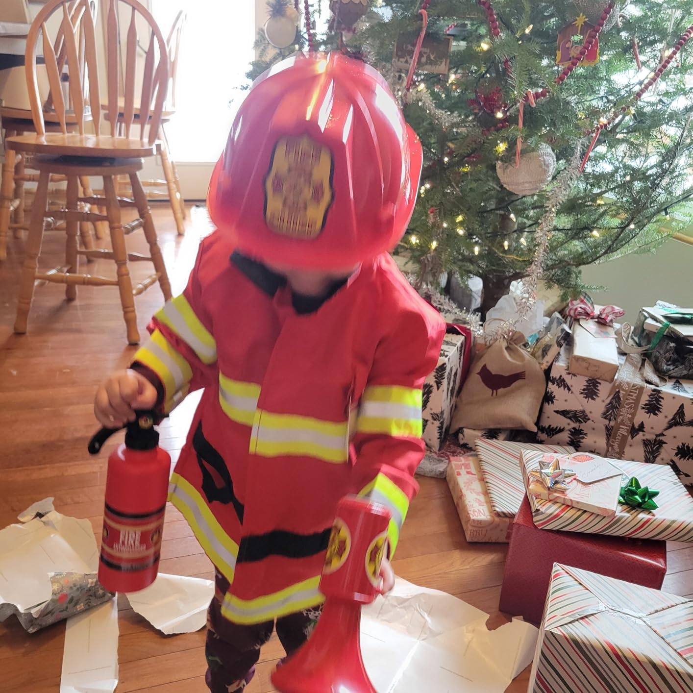 Melissa & Doug Fire Chief Role Play Costume Dress-Up Set customer photo 1