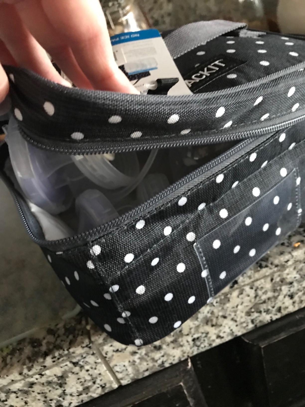 PackIt Cooler Breastmilk Freezable Polka Dots customer photo 2