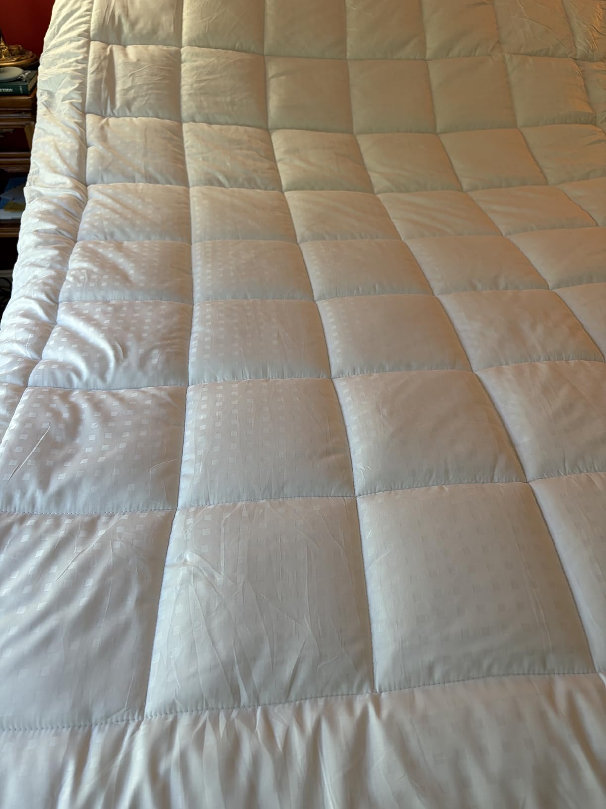 EASELAND Twin Size Mattress Pad Pillow Top Mattress Cover Quilted Fitted Cooling Protector Single Cotton Top 8-21