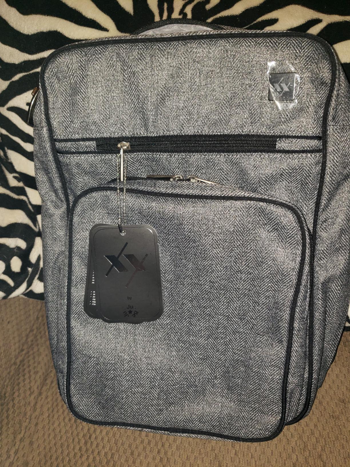 JuJuBe Helix Multi-Functional Crossbody Messenger/Diaper Dad Bag, XY Collection - Gray Matter customer photo 1