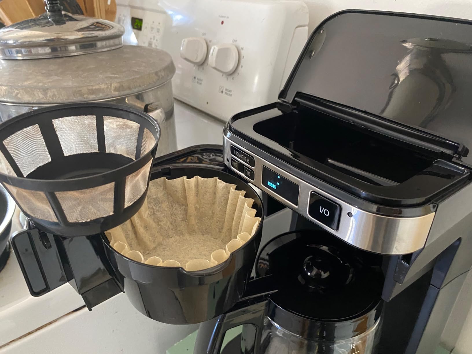 Hamilton Beach 12 Cup Programmable Coffee Maker, FrontFill Drip Coffee Maker customer photo 2