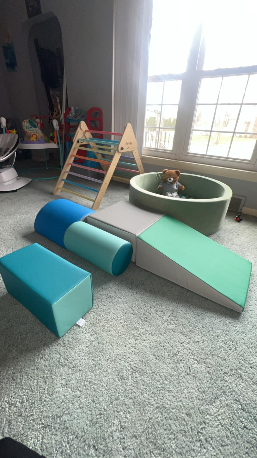 ECR4Kids SoftZone Climb and Crawl Playset, Building Blocks, Contemporary, 5-Piece customer photo 1