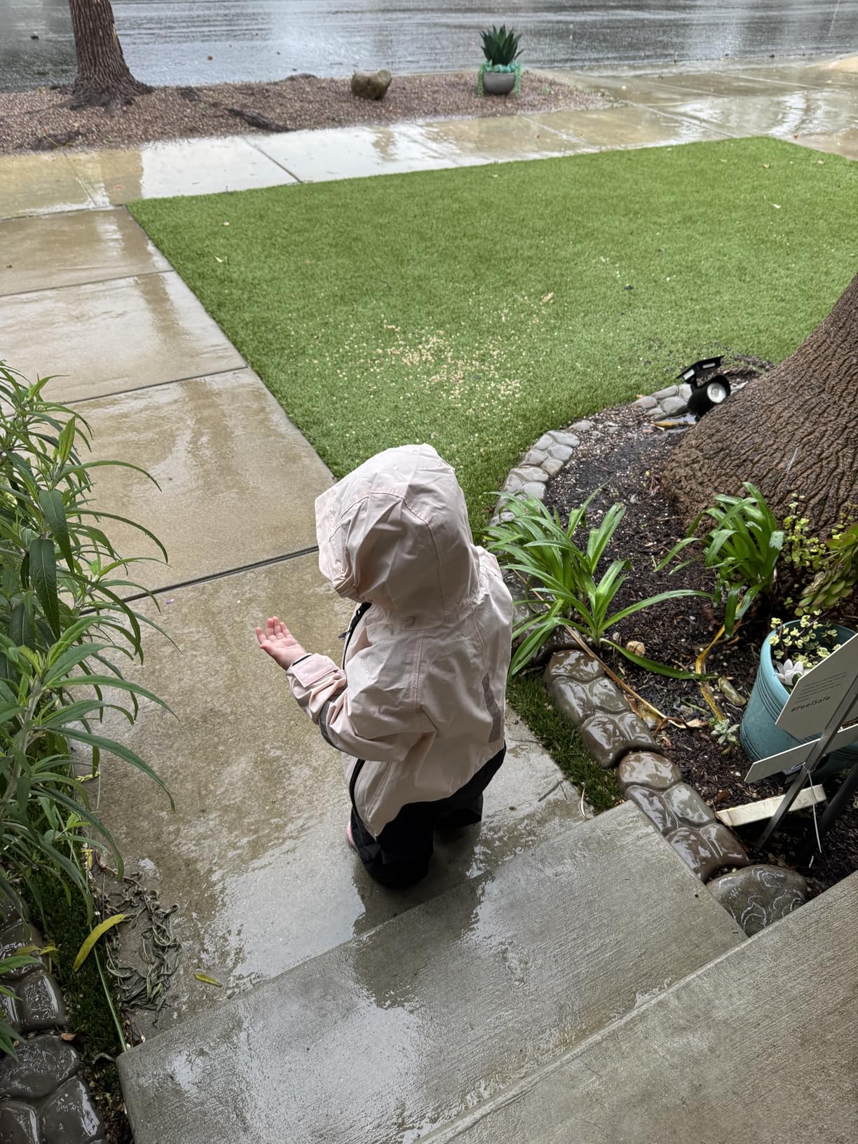 HAPIU Kids Toddler Rain Suit Muddy Buddy Waterproof Coverall customer photo 2