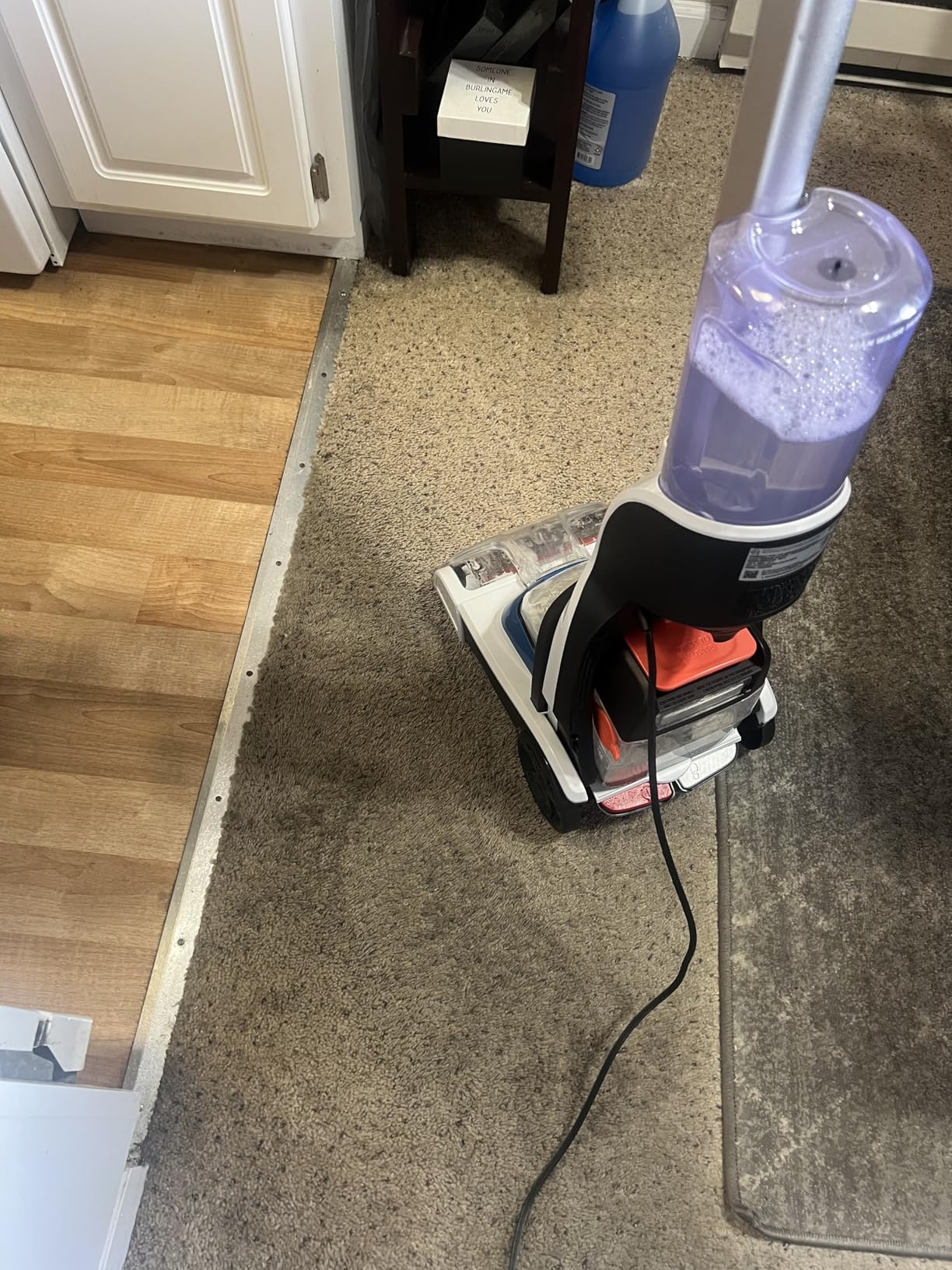 Hoover PowerDash Pet Compact Carpet Cleaner Machine, Lightweight Design, HeatForce Fast Drying, Antimicrobial Brush Roll customer photo 1
