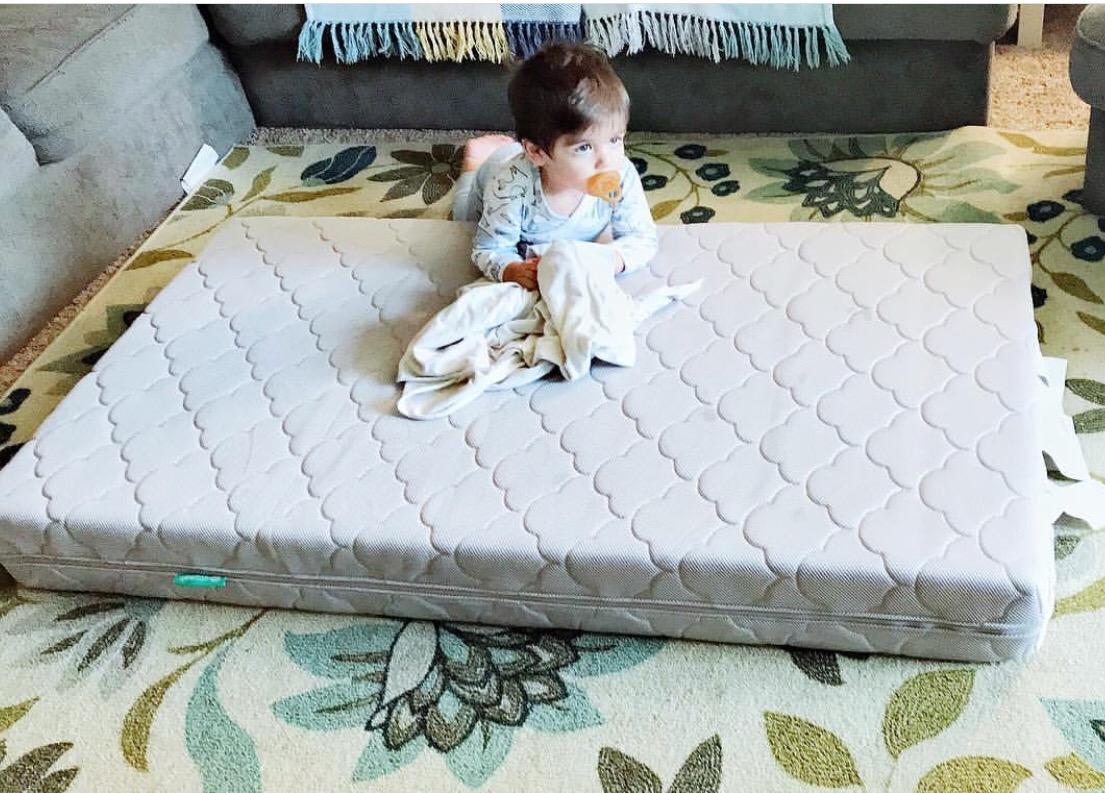 Newton Baby Waterproof Crib Mattress Pad | Ultra-Breathable Quilted Layer for Comfort & Universal Fitted Skirt for Secure Fit | Machine Washable | Crib Mattress Protector Pad Waterproof, 1 Pack customer photo 1